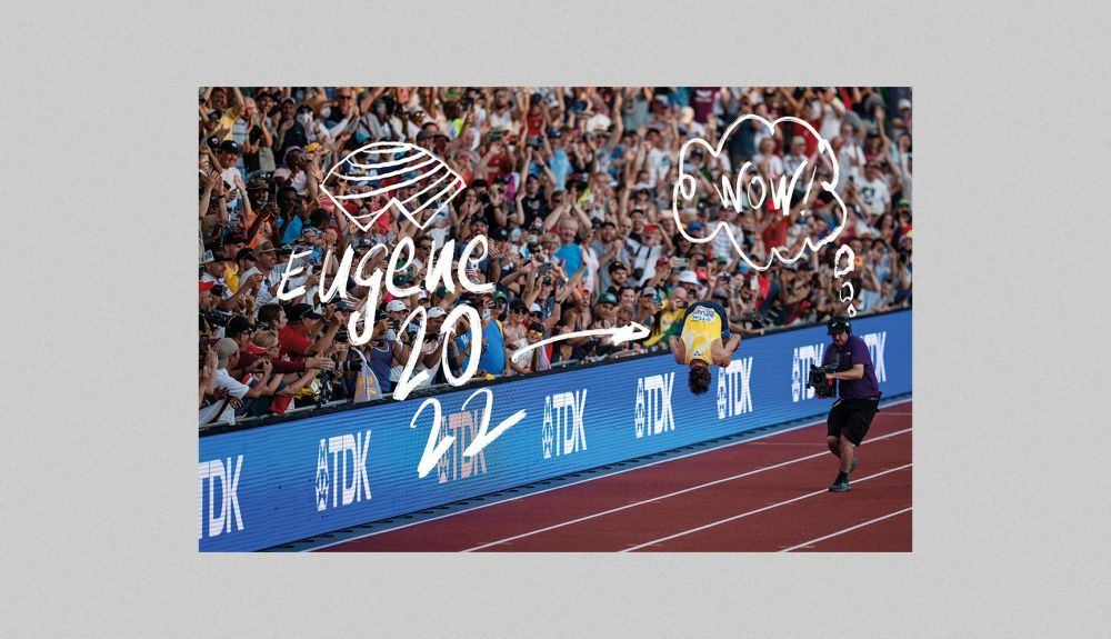 La apertura del artículo fotográfico del Campeonato del Mundo de Eugene 2022.