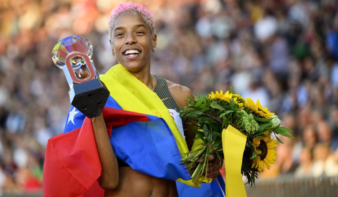 Yulimar Rojas no falló y se hizo con un nuevo triunfo en la Diamond League de Zúrich. EFE.