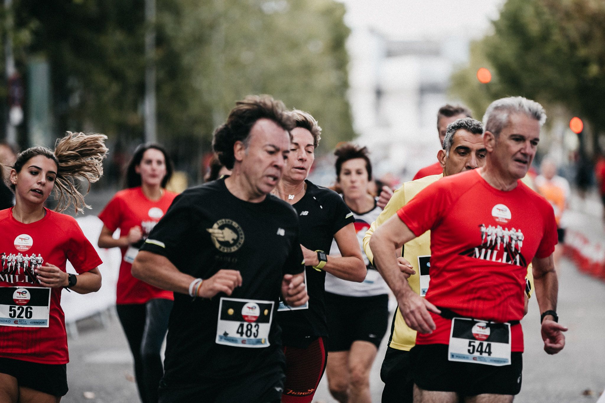 Las mejores imágenes de las carreras populares de la TotalEnergies Milla de Madrid. Latemilente 200