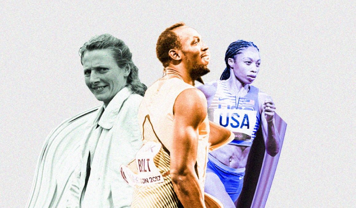 Fanny Blankers Koen, Usain Bolt y Allyson Felix son tres de los atletas más votados.