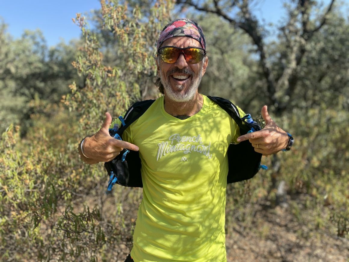 Carlos Ultrarun probó la camiseta Cimalp French Montagnard