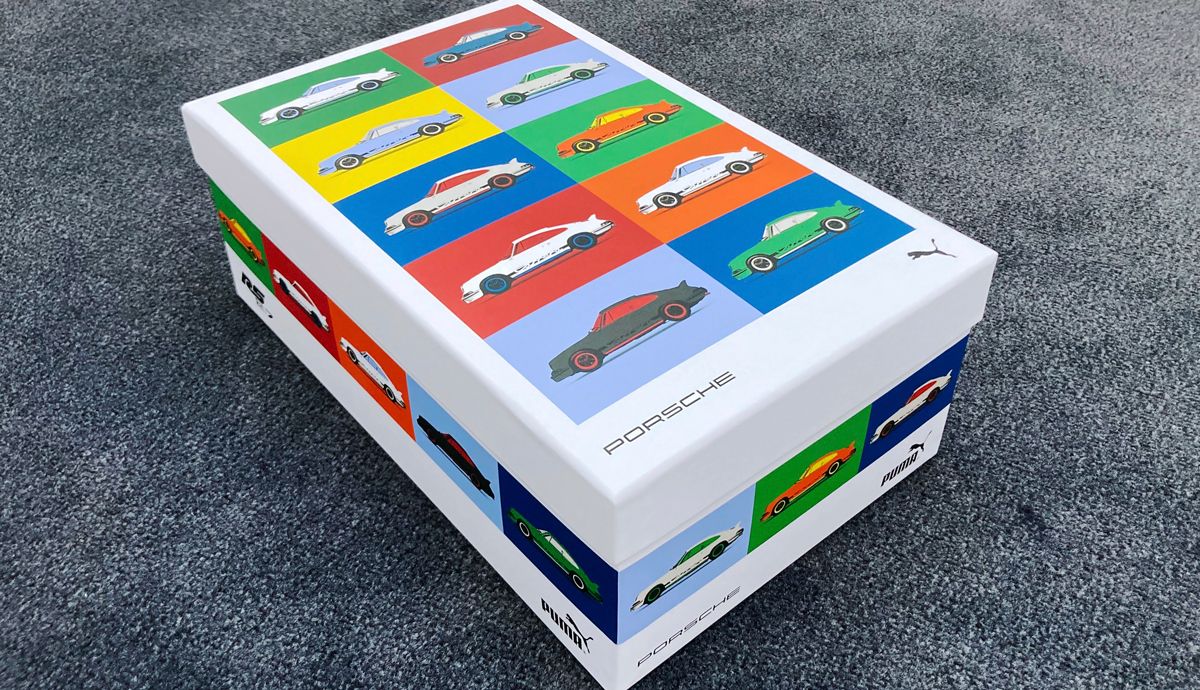 La caja tiene un toque Andy Warhol inconfundible La caja tiene un toque Andy Warhol inconfundible