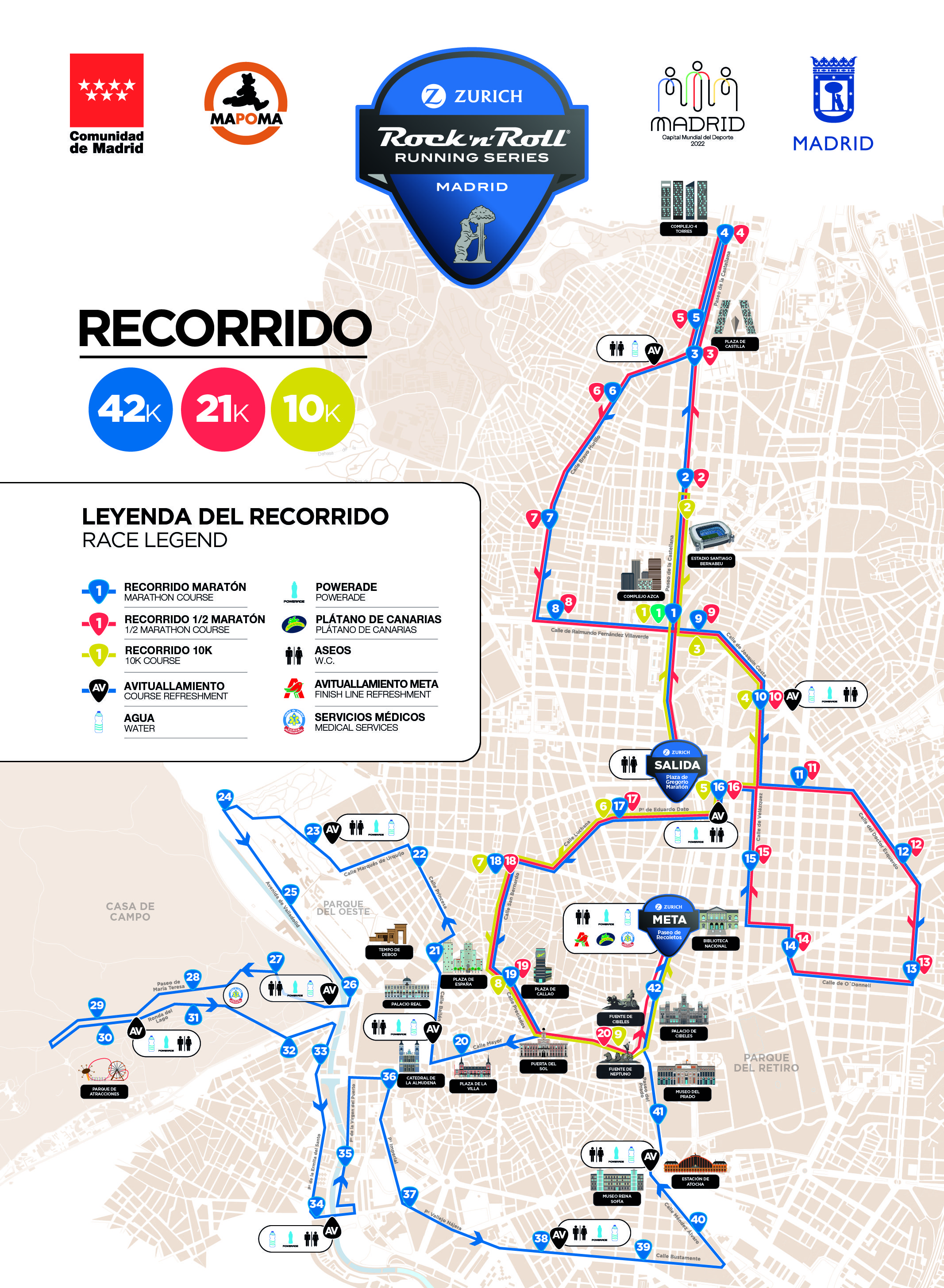 cosecha habla Difuminar El Maratón de Madrid cambia de recorrido en sus tres distancias