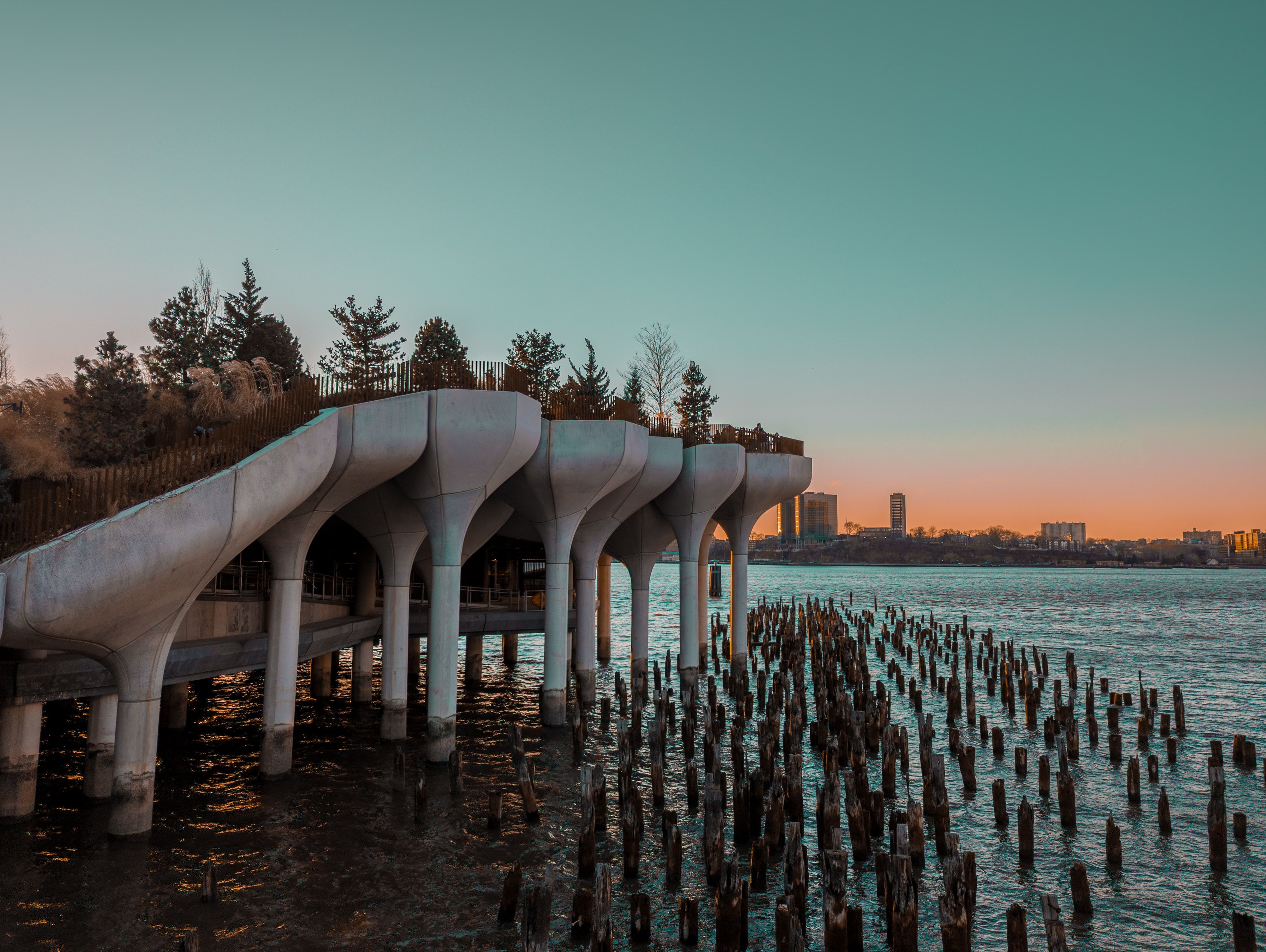 Little Island está levantada sobre 132 estructuras de entre 5 y 19 metros de altura. NIKUNJ SINGH.