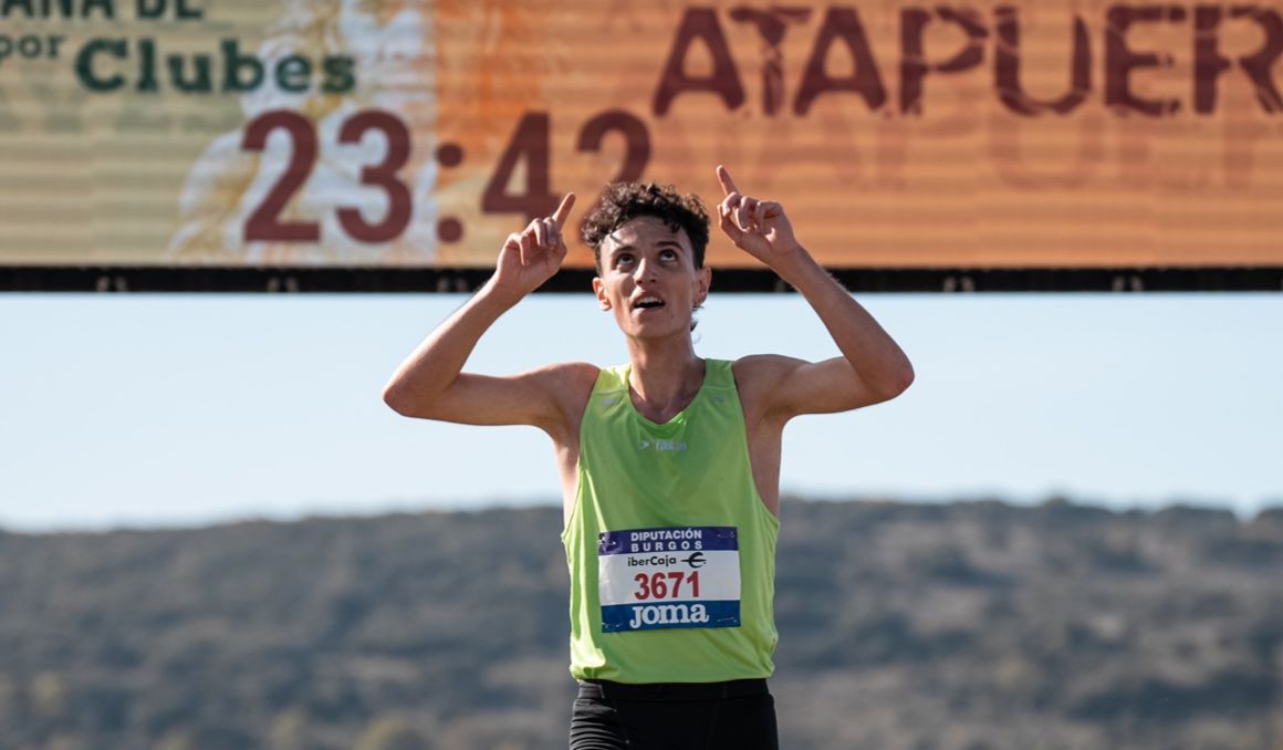 Miguel Ángel Martínez Chazarra fue una de las sorpresas en el Cross de Atapuerca al imponerse en categoría sub 23. SPORTMEDIA.
