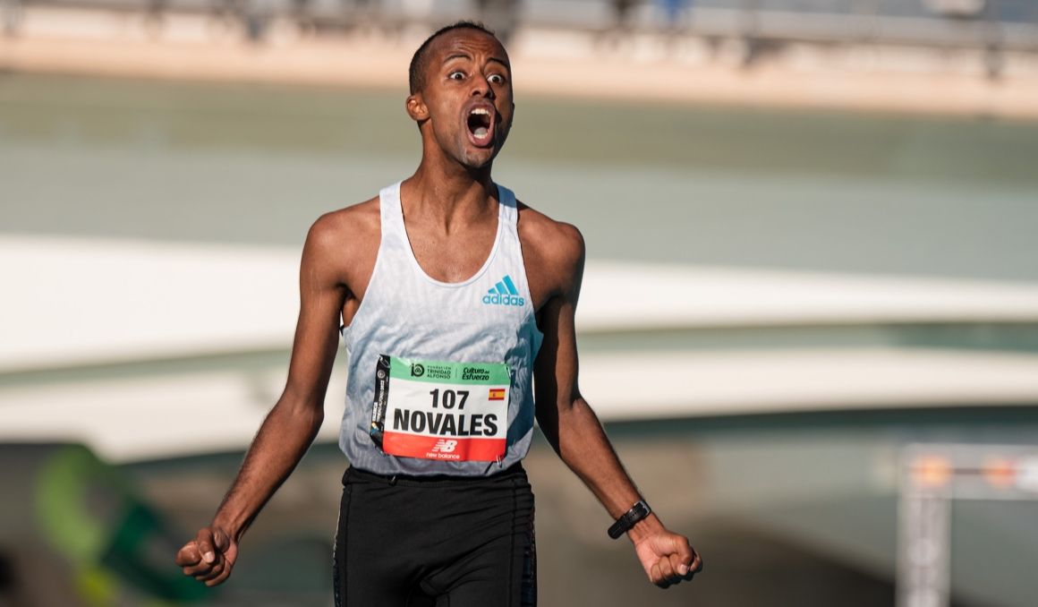 Tariku Novales es la punta del lanza del equipo masculino español en el maratón de París 2024. SPORTMEDIA