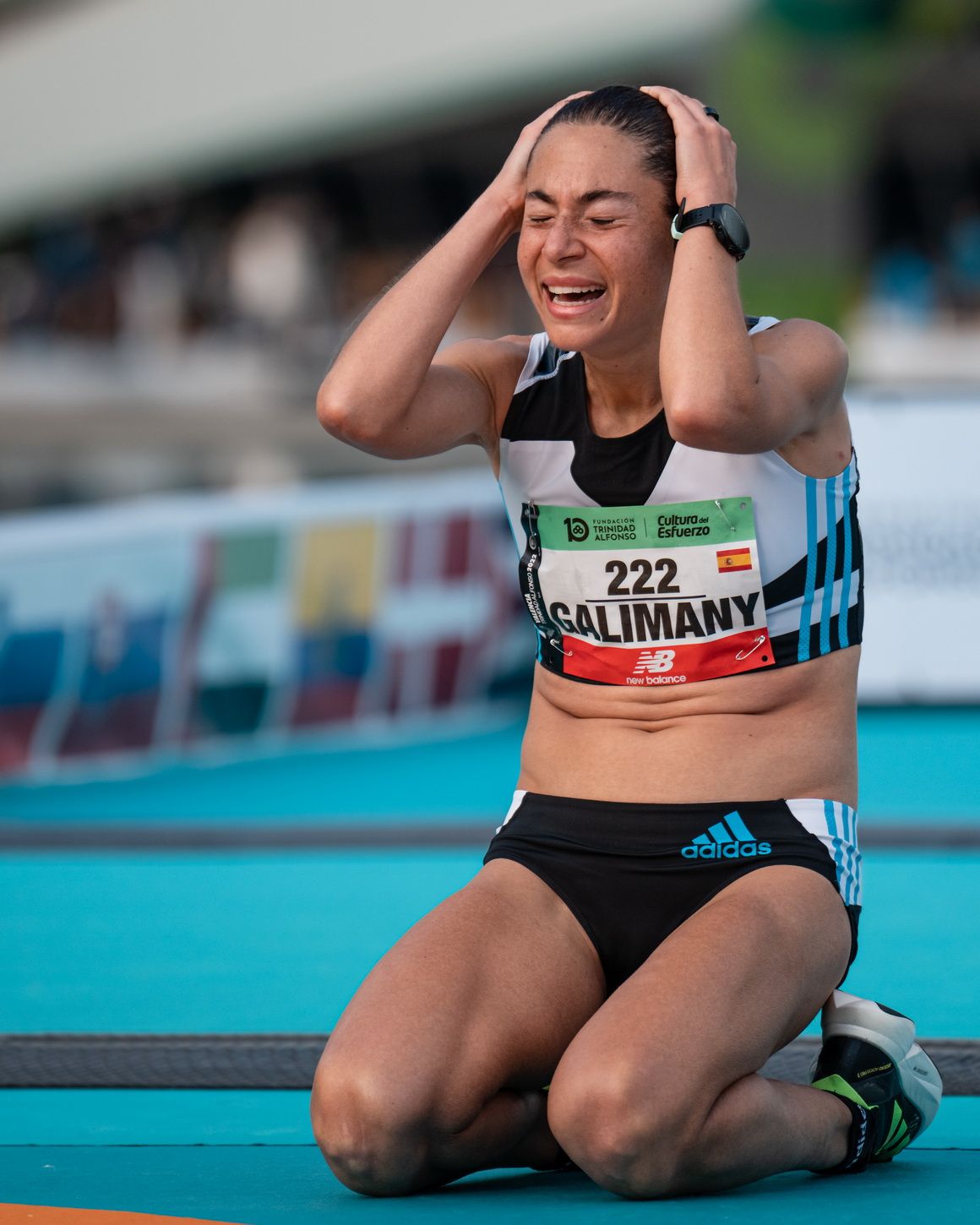 La emoción de Marta Galimany tras batir el récord de España de maratón