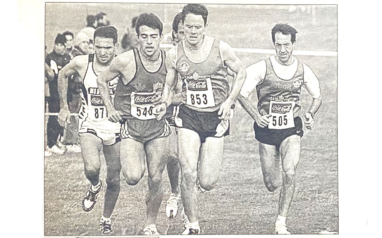 Paco Guerra (505) en el Cross de Cantimpalos 