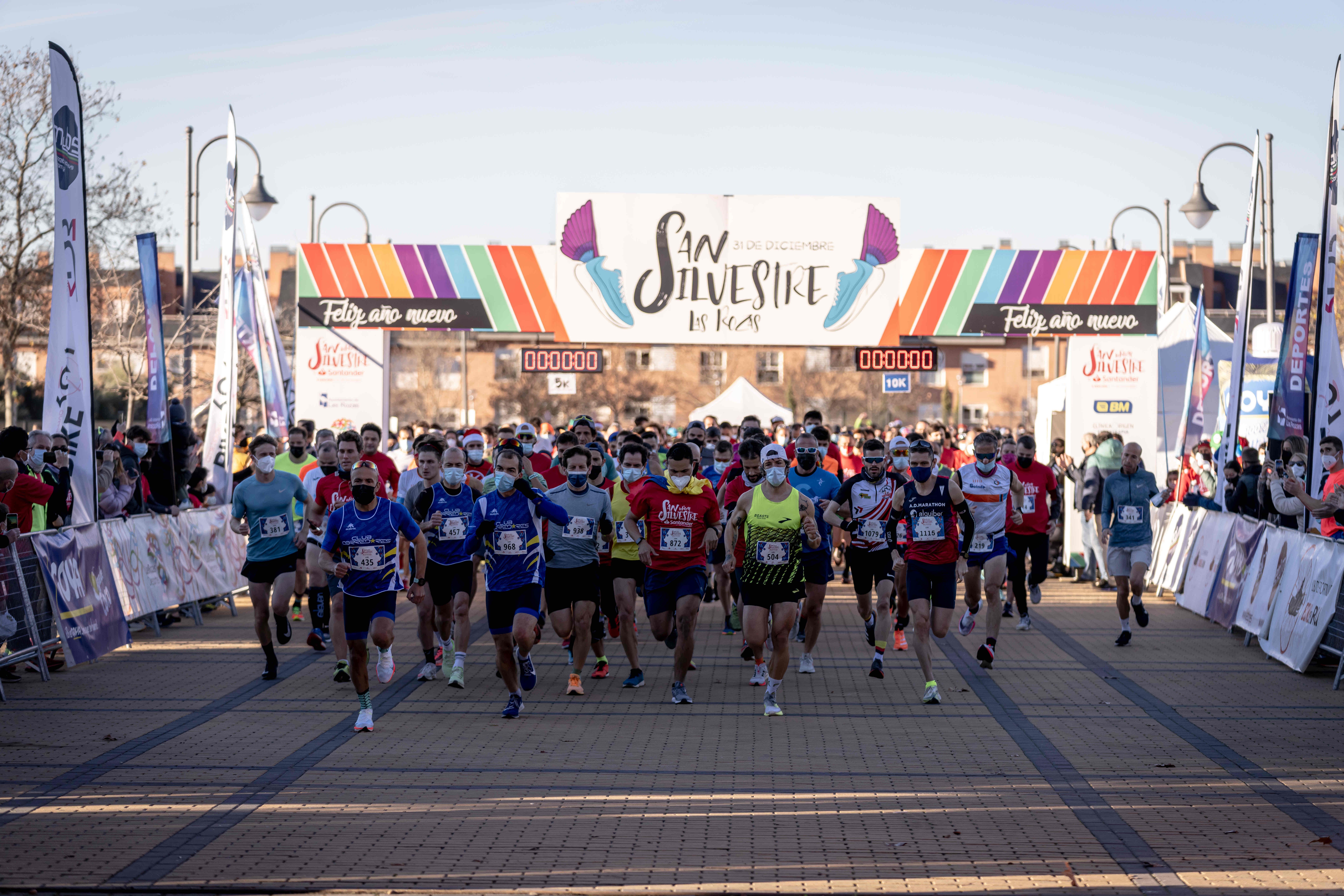 Salida San Silvestre de Las Rozas
