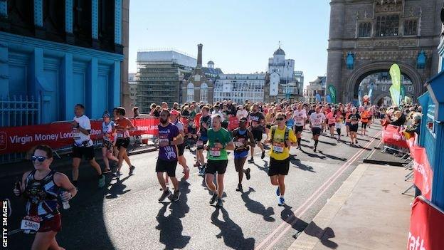 Así es el recorrido del Maratón de Londres.