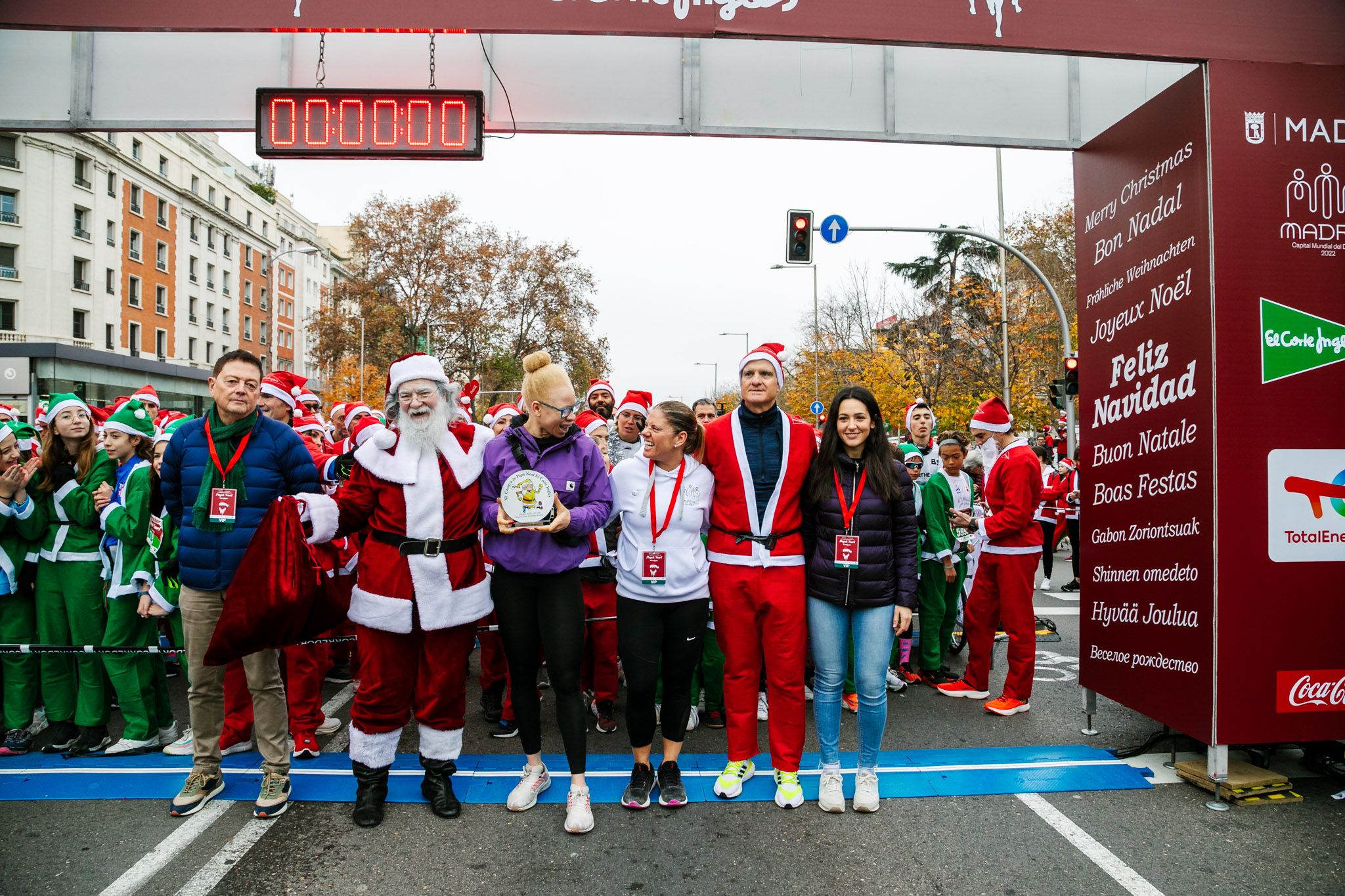 Las mejores fotos de la Carrera de Papá Noel El Corte Inglés 2022