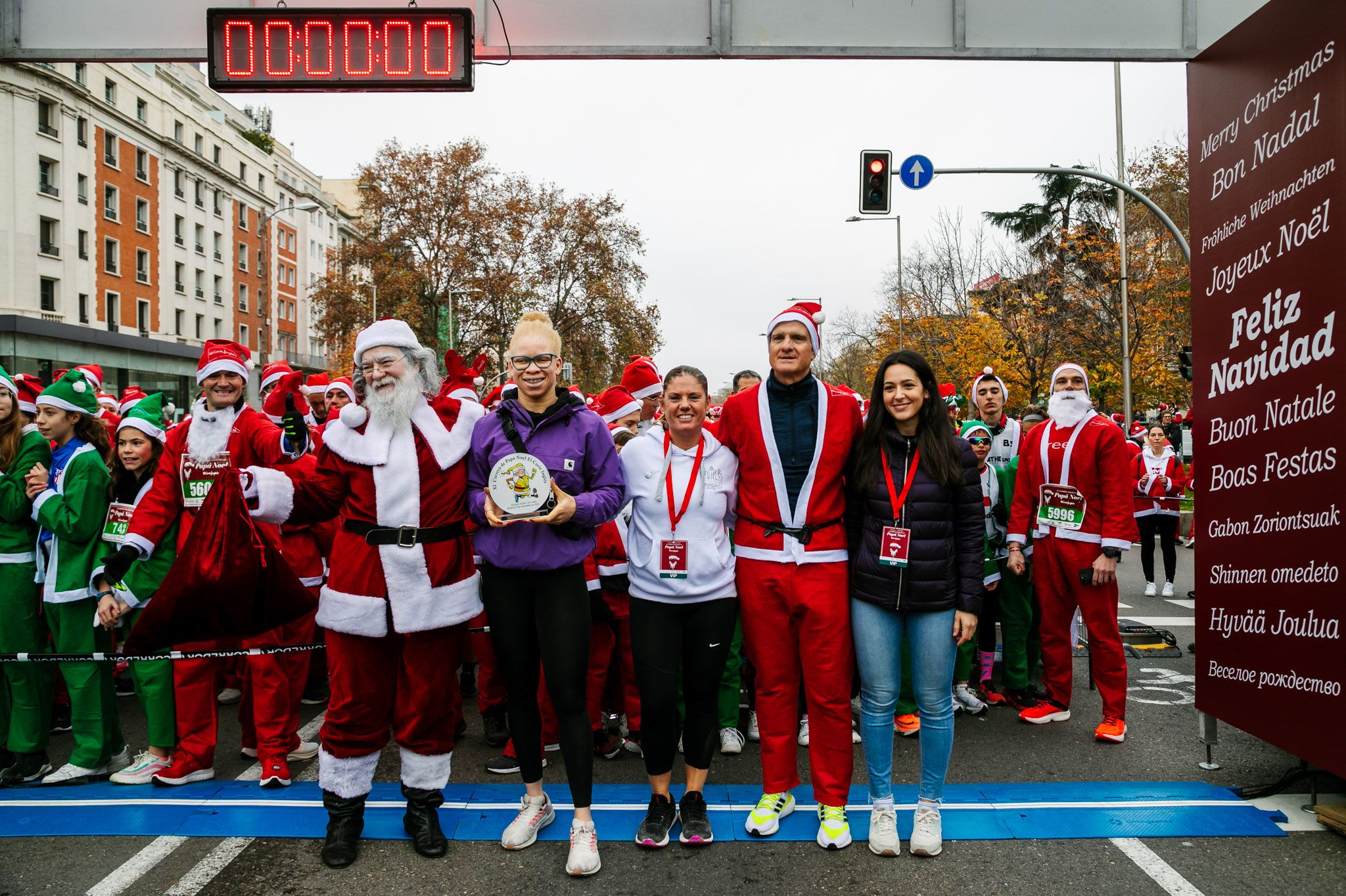 Las mejores fotos de la Carrera de Papá Noel El Corte Inglés 2022