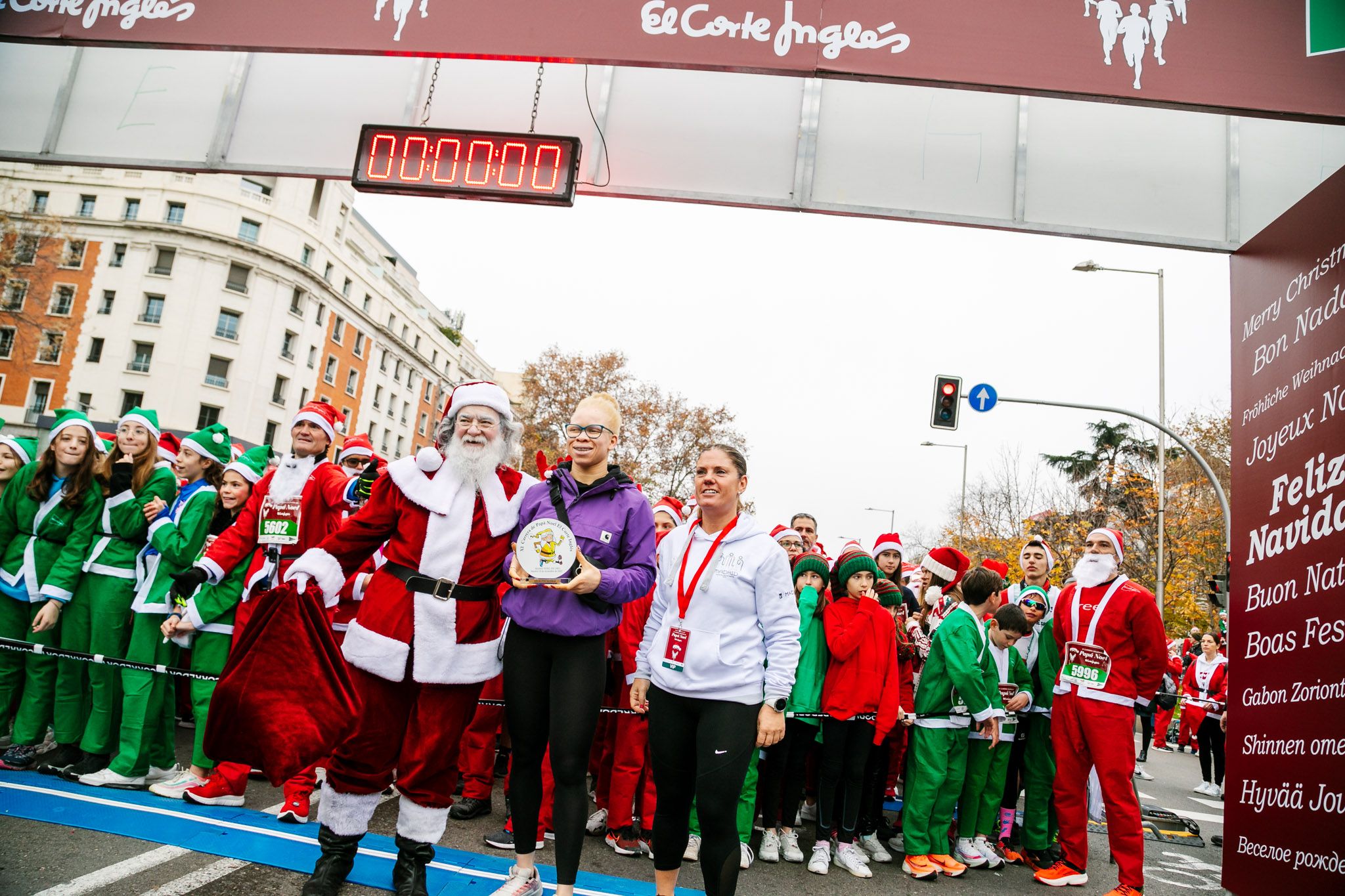 Las mejores fotos de la Carrera de Papá Noel El Corte Inglés 2022
