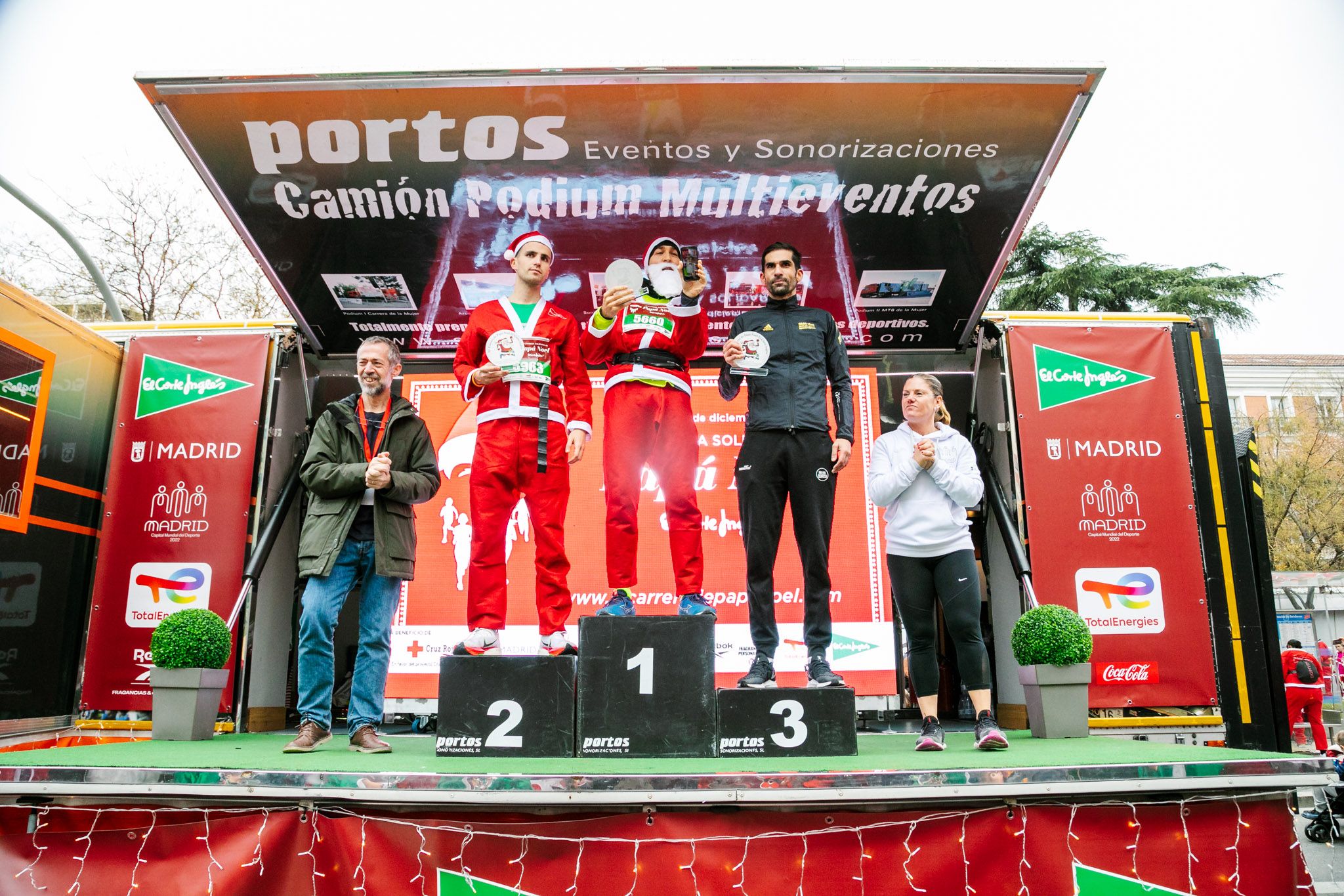 Las mejores fotos de la Carrera de Papá Noel El Corte Inglés (PREMIACIÓN)
