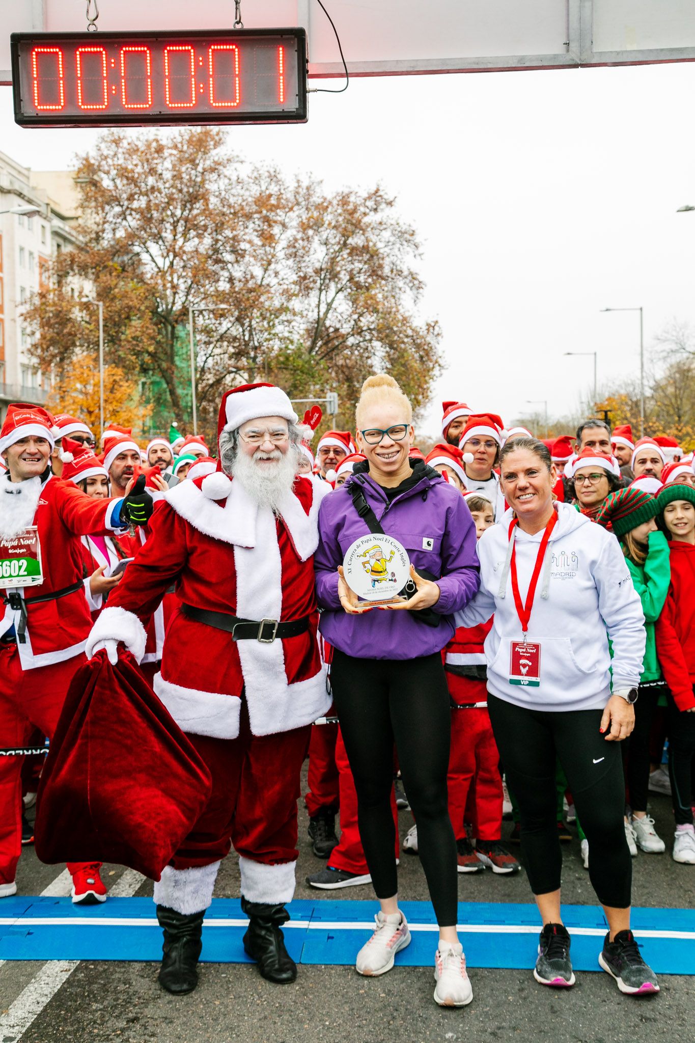 Las mejores fotos de la Carrera de Papá Noel El Corte Inglés 2022