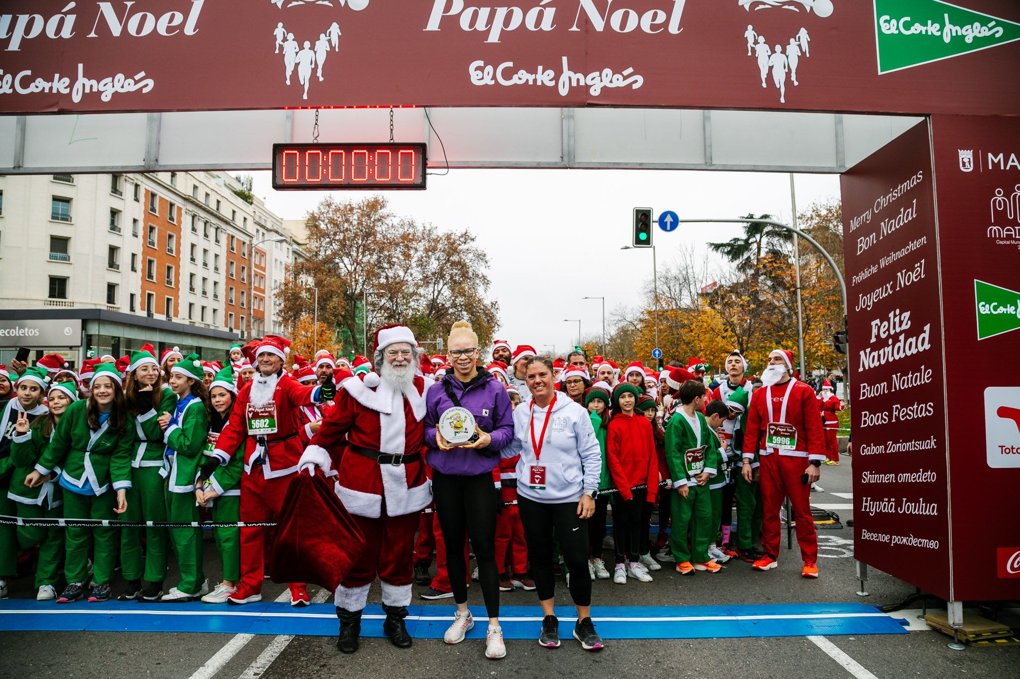 Las mejores fotos de la Carrera de Papá Noel El Corte Inglés 2022