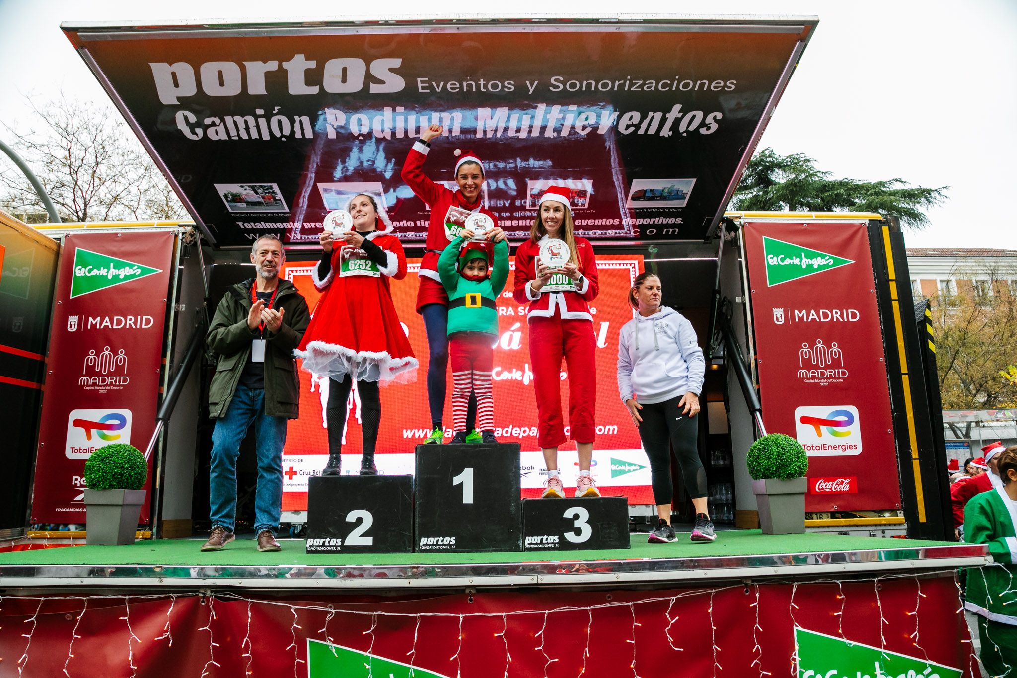 Las mejores fotos de la Carrera de Papá Noel El Corte Inglés (PREMIACIÓN)