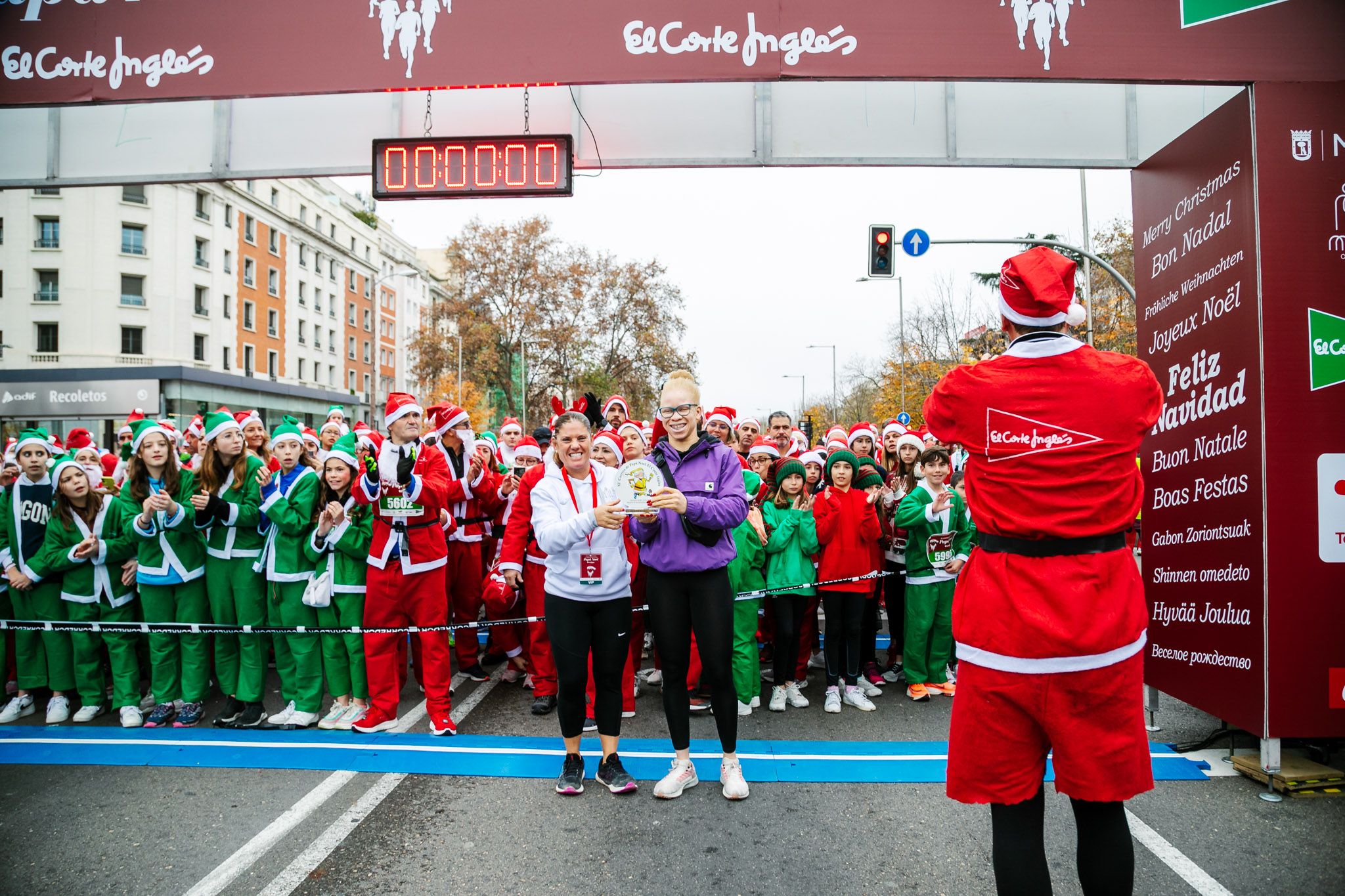 Las mejores fotos de la Carrera de Papá Noel El Corte Inglés 2022