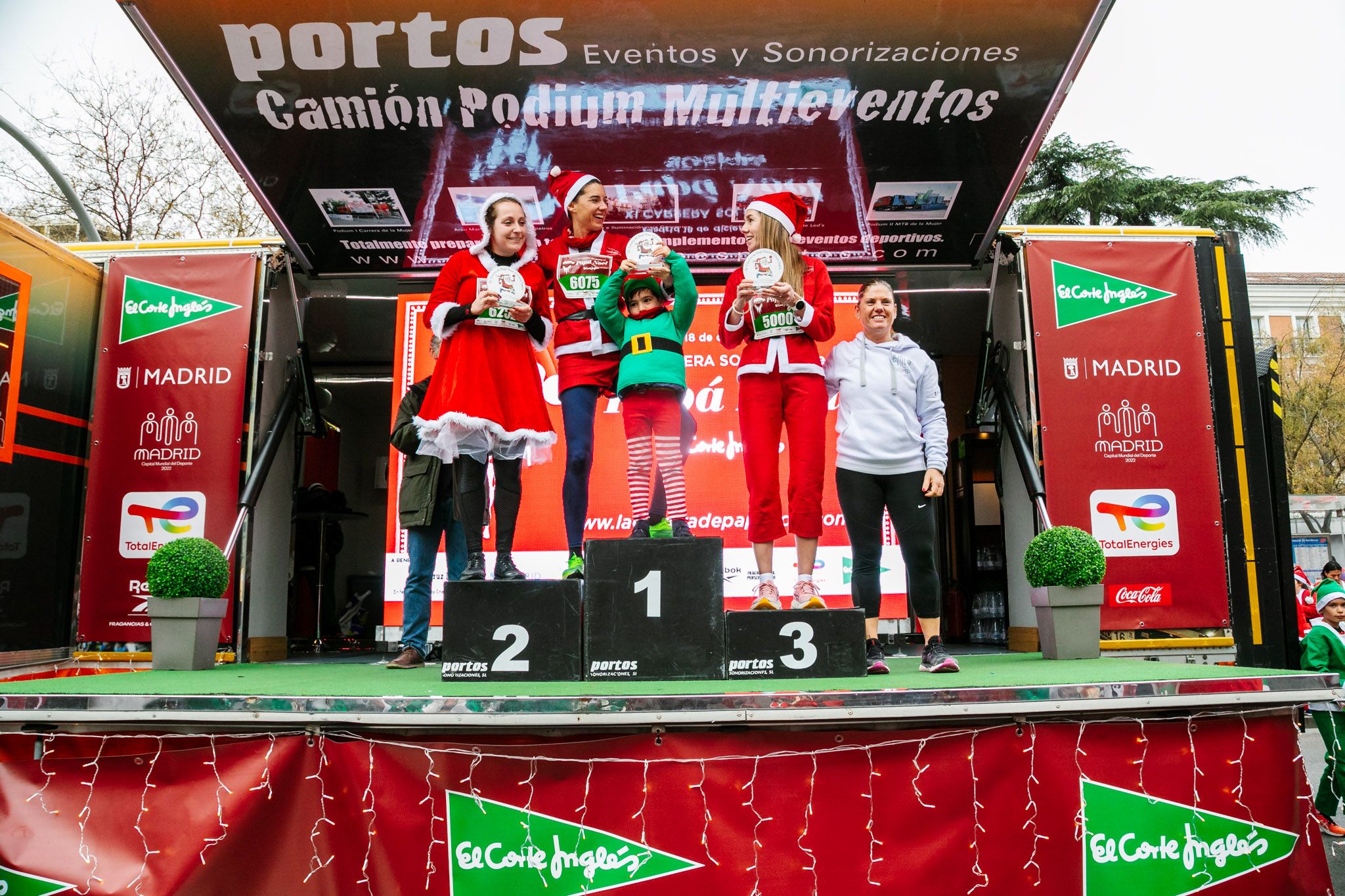 Las mejores fotos de la Carrera de Papá Noel El Corte Inglés (PREMIACIÓN)