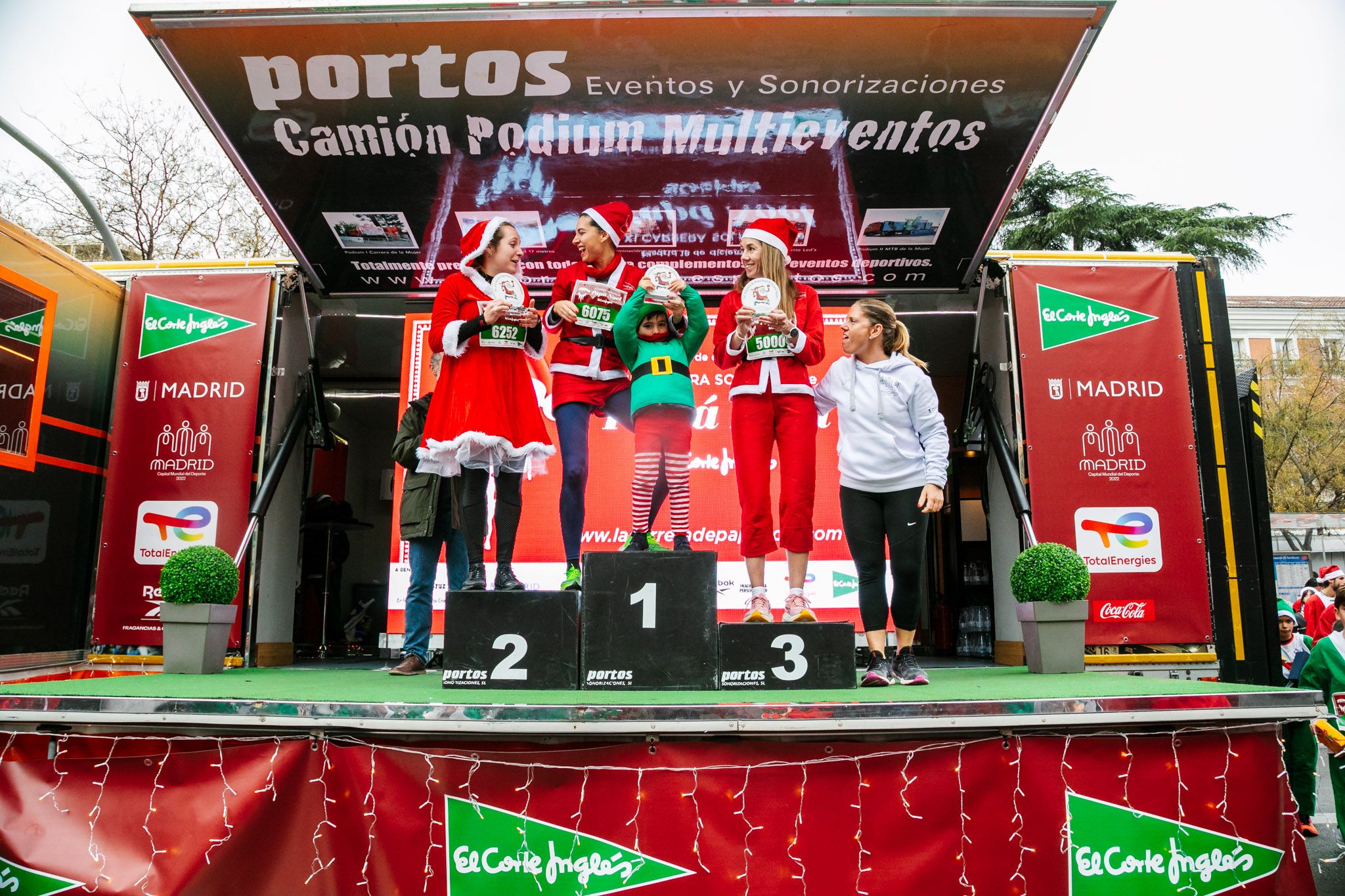Las mejores fotos de la Carrera de Papá Noel El Corte Inglés (PREMIACIÓN)