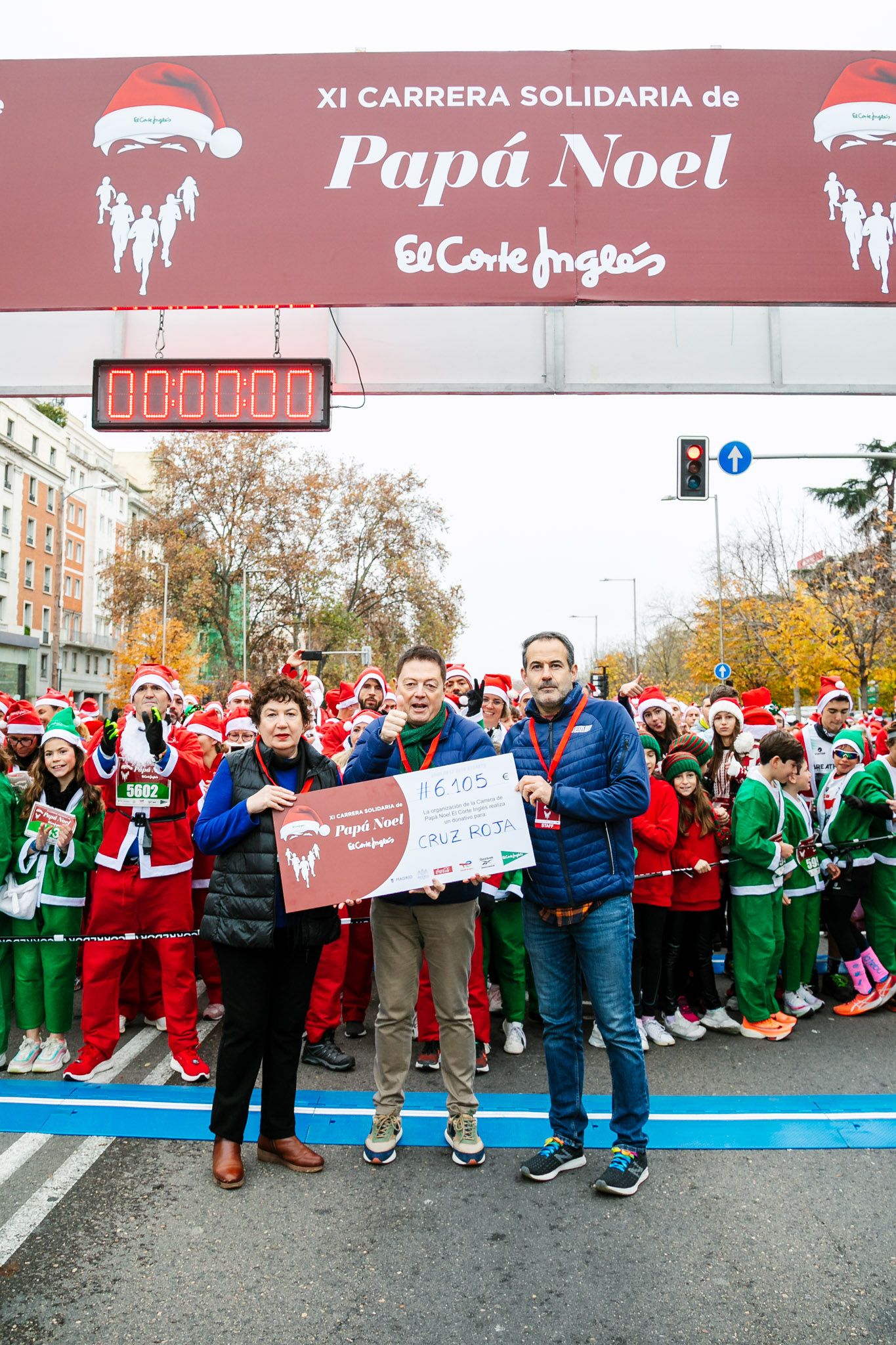 Las mejores fotos de la Carrera de Papá Noel El Corte Inglés 2022