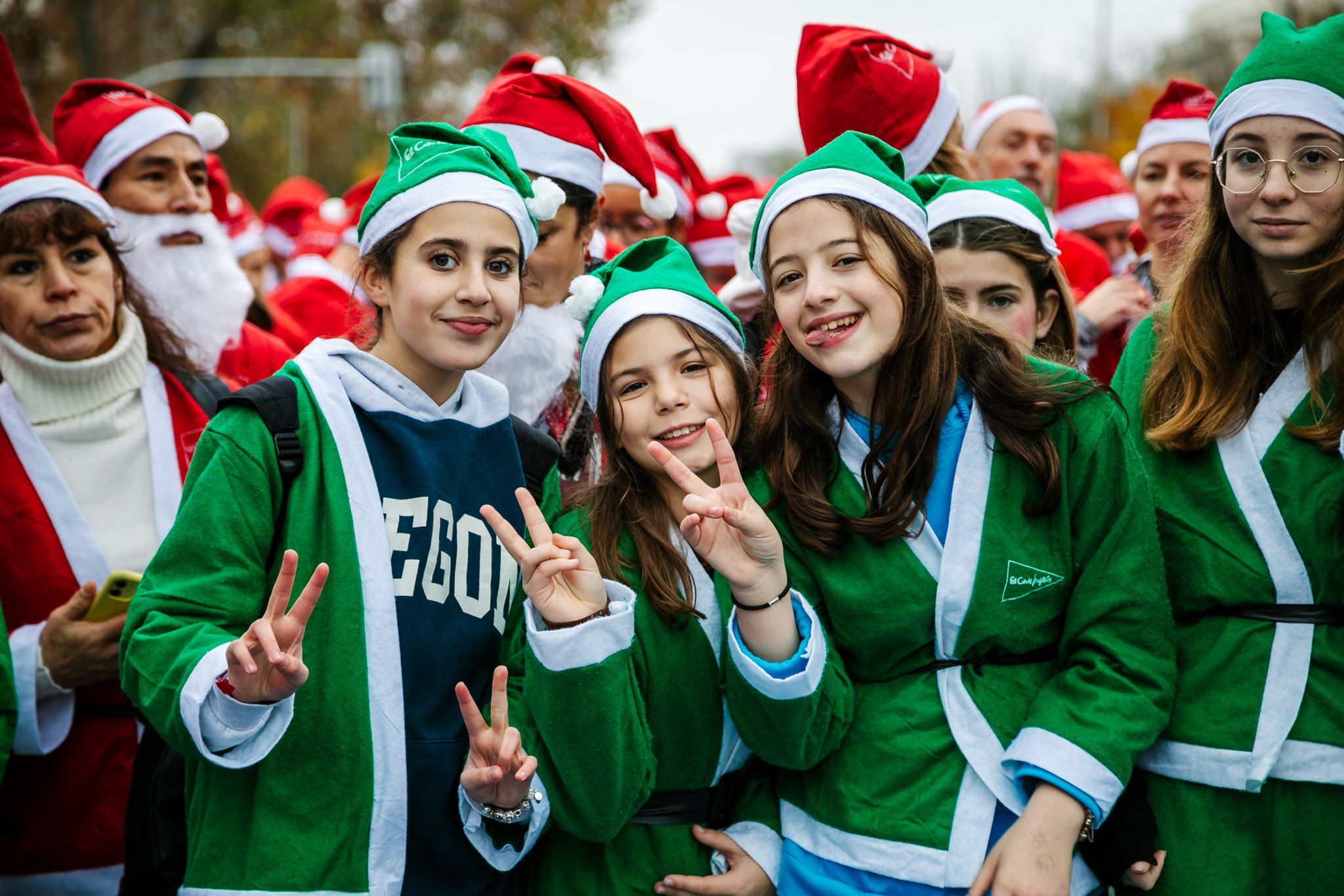 Las 50 mejores fotos de la Carrera de Papá Noel El Corte Inglés 2022. (11)