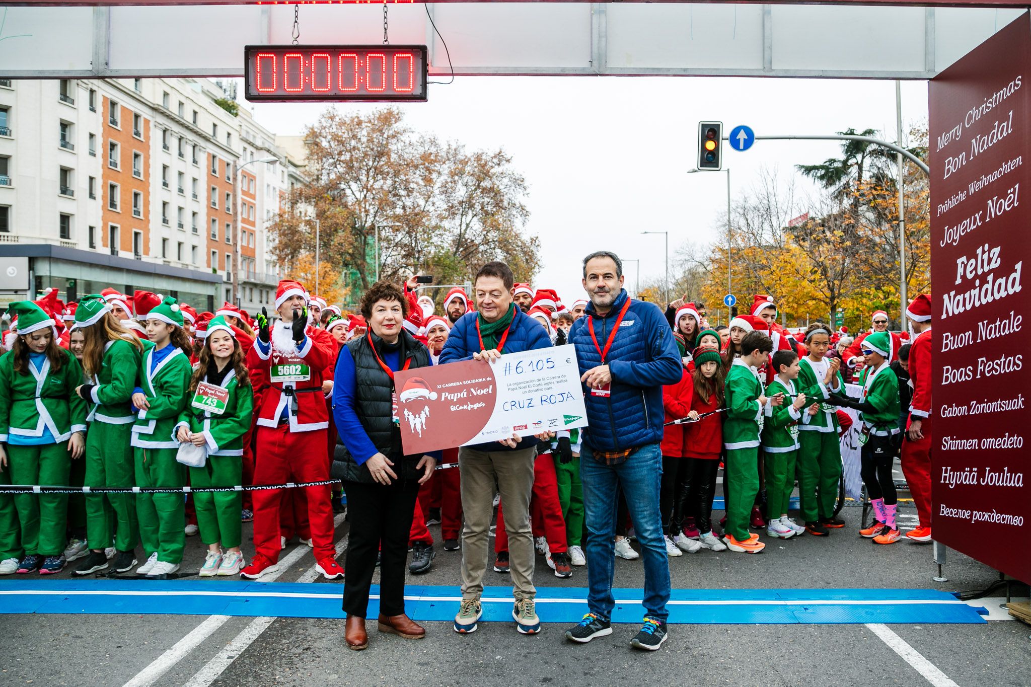 Las mejores fotos de la Carrera de Papá Noel El Corte Inglés 2022