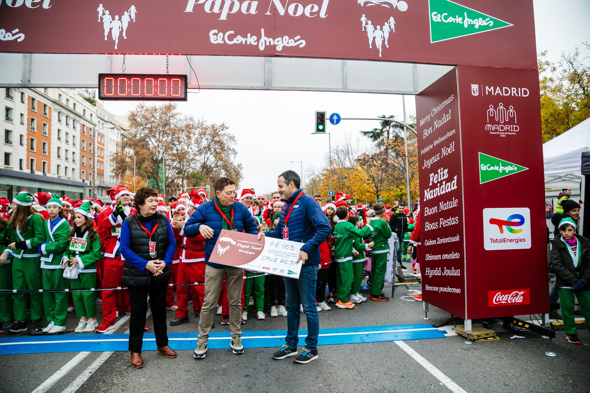 Las mejores fotos de la Carrera de Papá Noel El Corte Inglés 2022