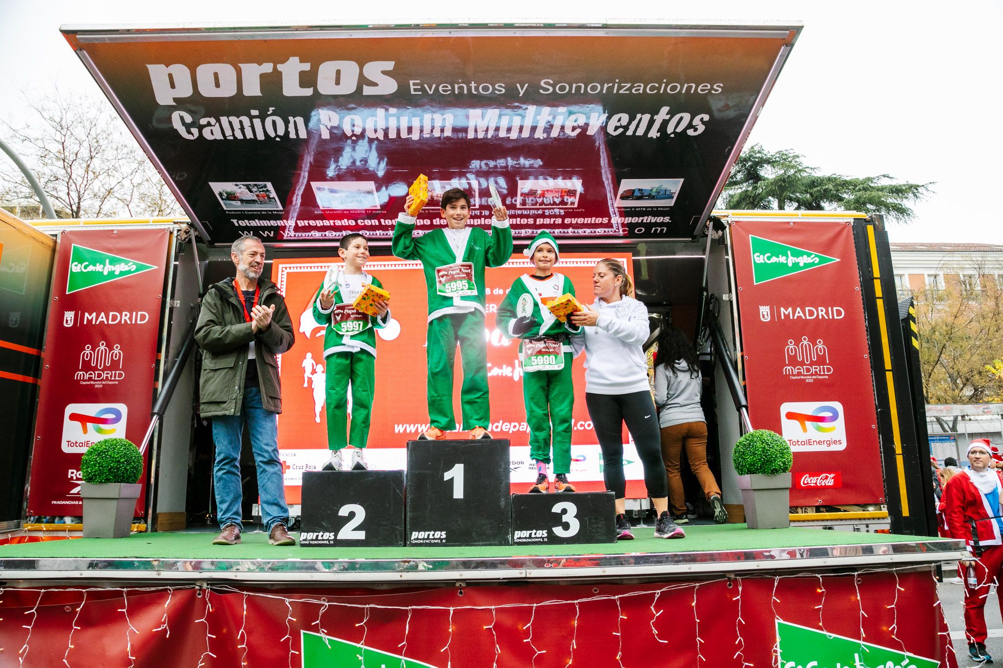 Las mejores fotos de la Carrera de Papá Noel El Corte Inglés (PREMIACIÓN)