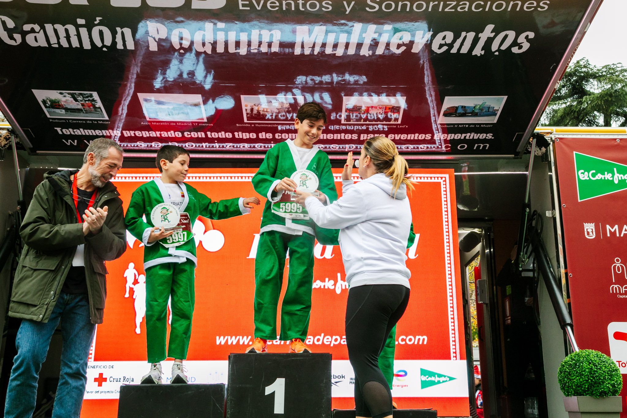 Las mejores fotos de la Carrera de Papá Noel El Corte Inglés (PREMIACIÓN)