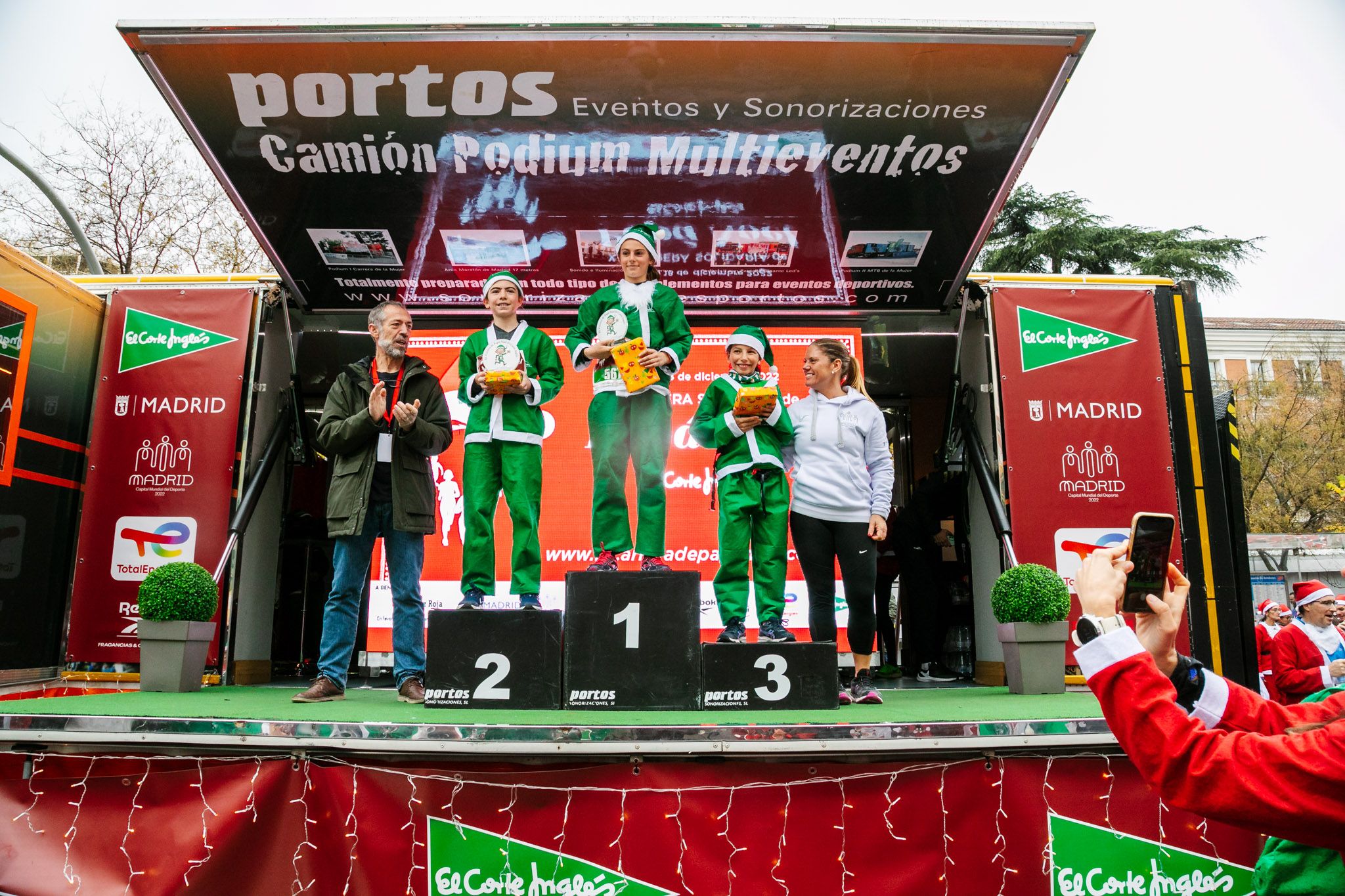 Las mejores fotos de la Carrera de Papá Noel El Corte Inglés (PREMIACIÓN)