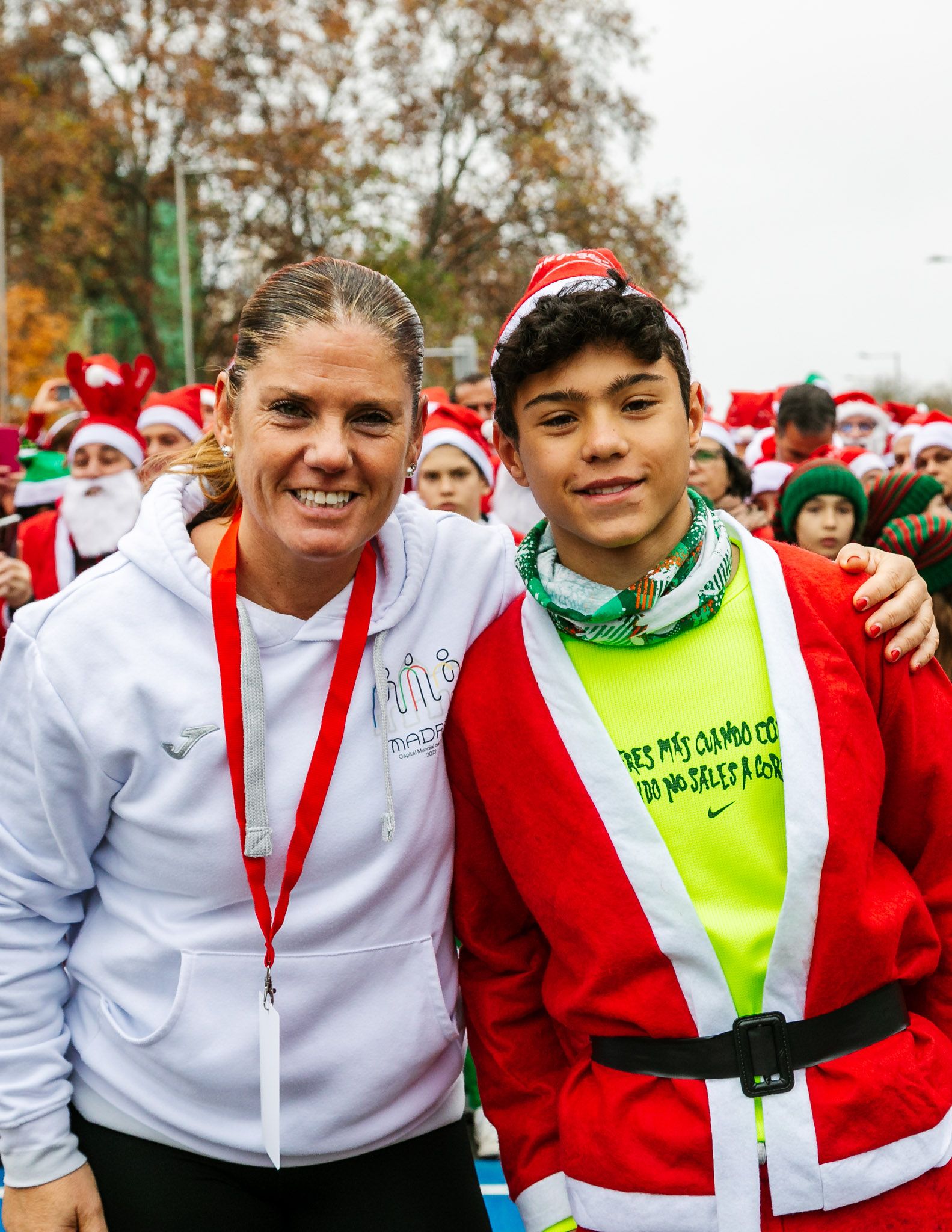 Las mejores fotos de la salida de la Carrera de Papá Noel El Corte Inglés 2022.