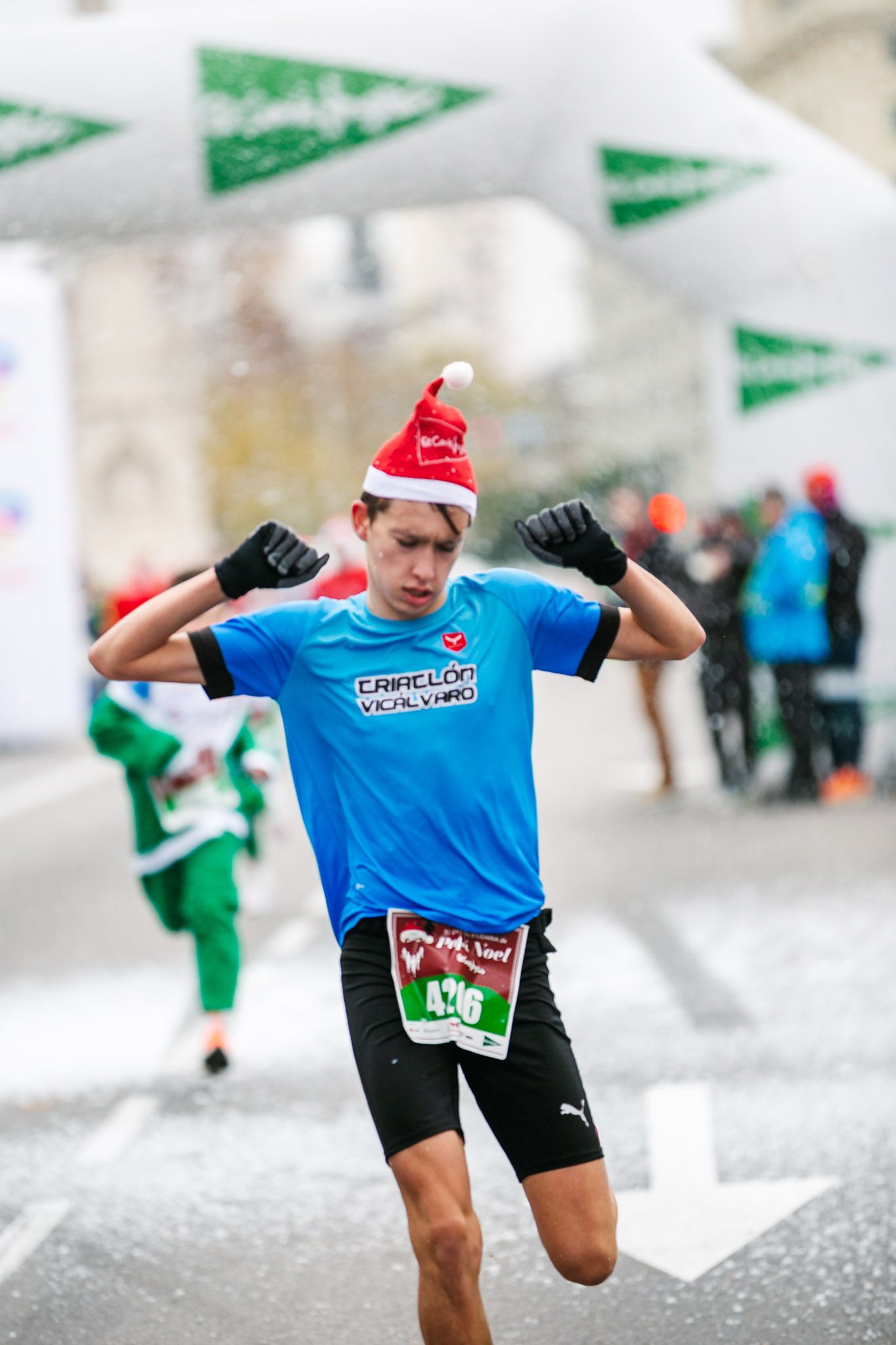 Las mejores fotos de meta de la Carrera de Papá Noel El Corte Inglés 2022