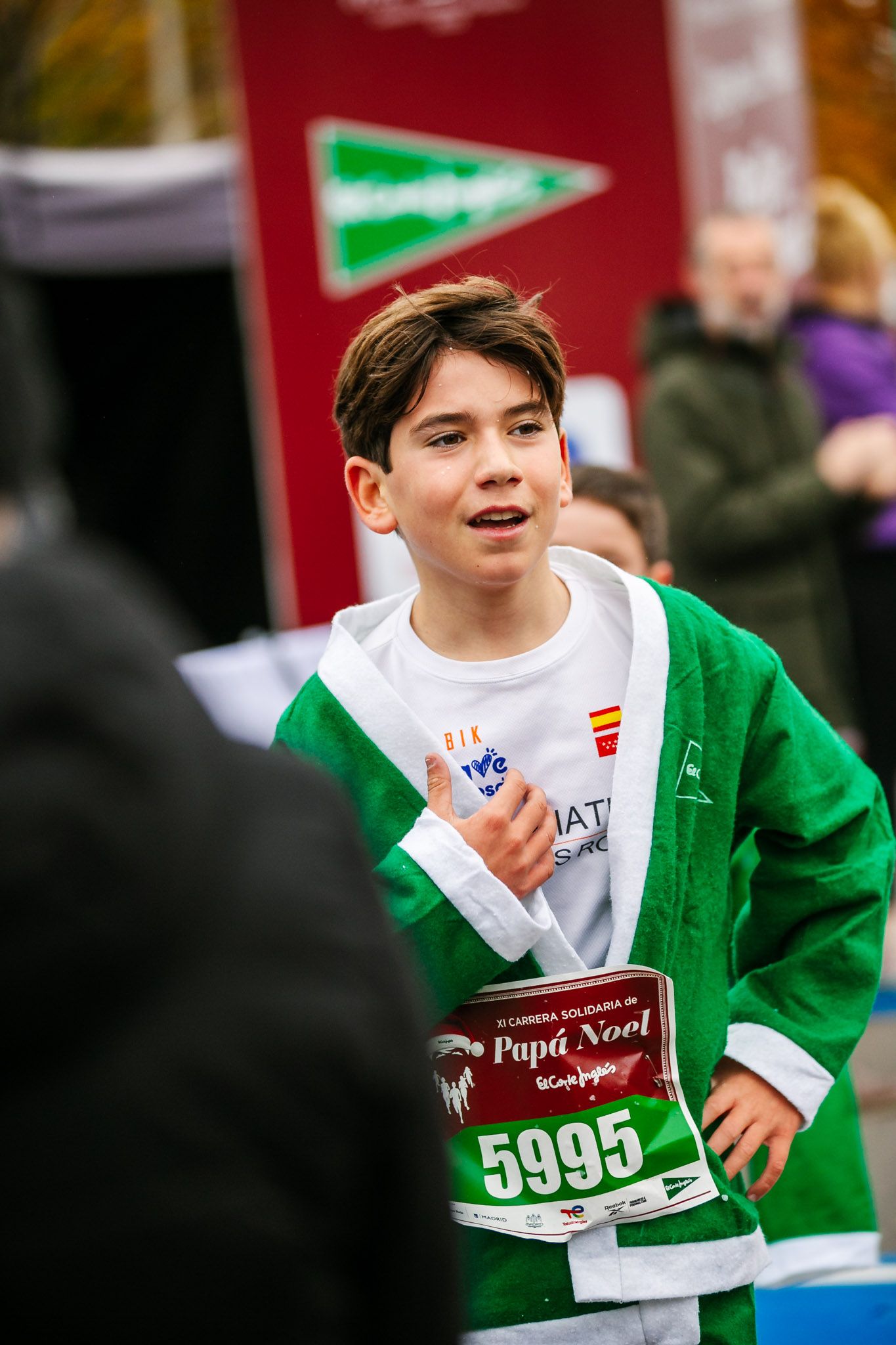 Las mejores fotos de meta de la Carrera de Papá Noel El Corte Inglés 2022