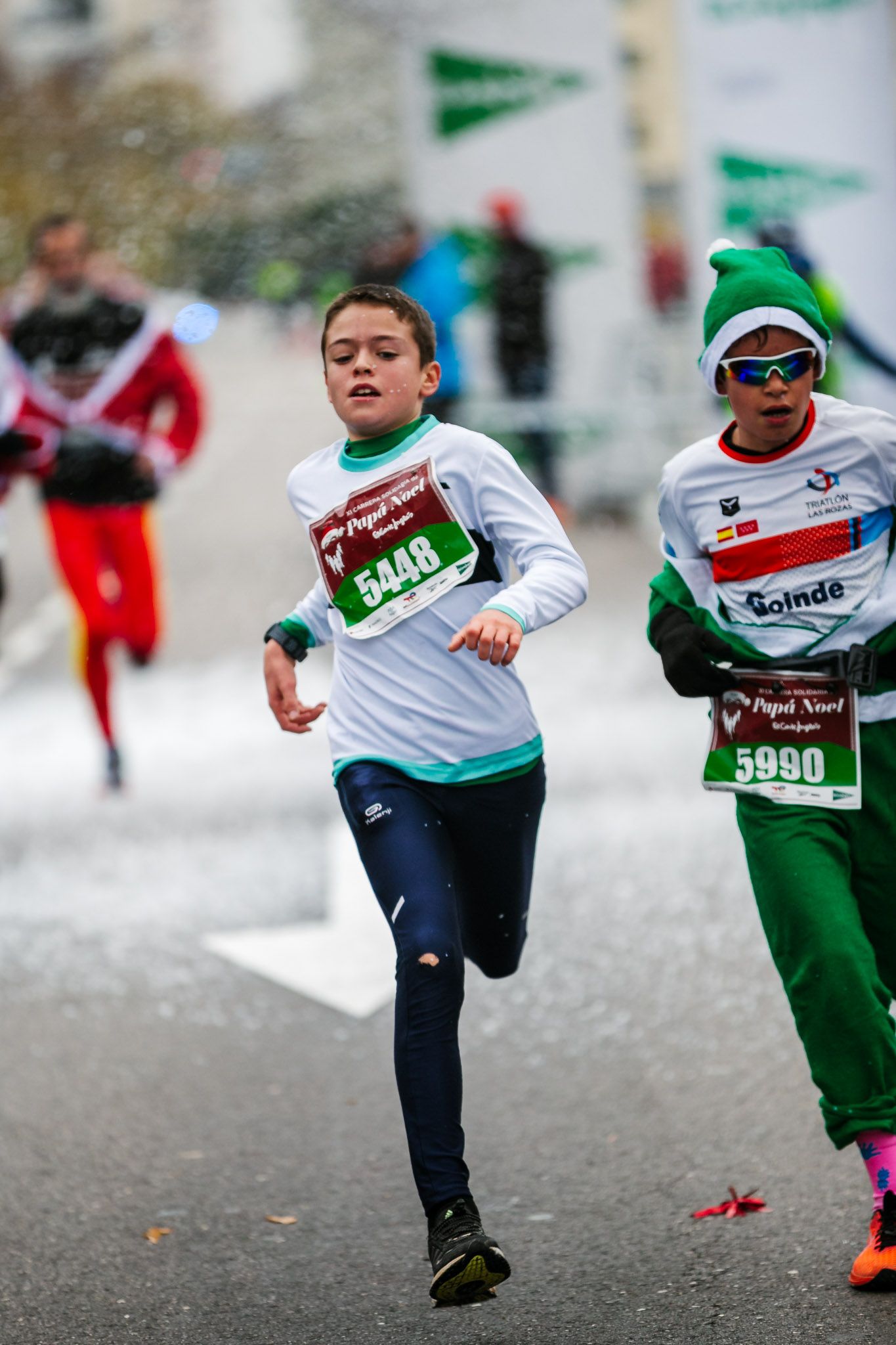 Las mejores fotos de meta de la Carrera de Papá Noel El Corte Inglés 2022