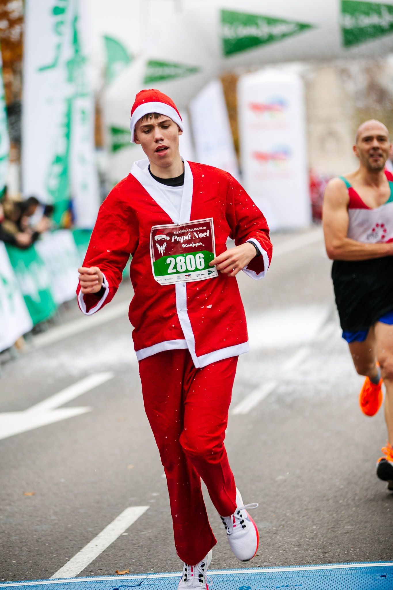 Las mejores fotos de meta de la Carrera de Papá Noel El Corte Inglés 2022
