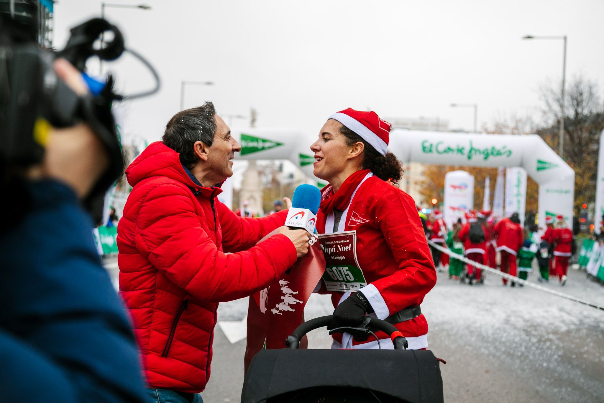 Las mejores fotos de meta de la Carrera de Papá Noel El Corte Inglés 2022