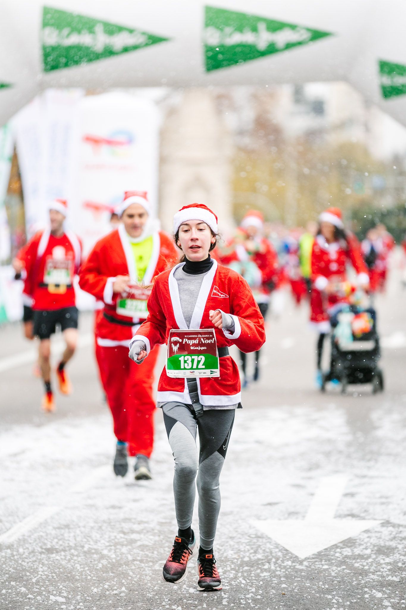 Las mejores fotos de meta de la Carrera de Papá Noel El Corte Inglés 2022