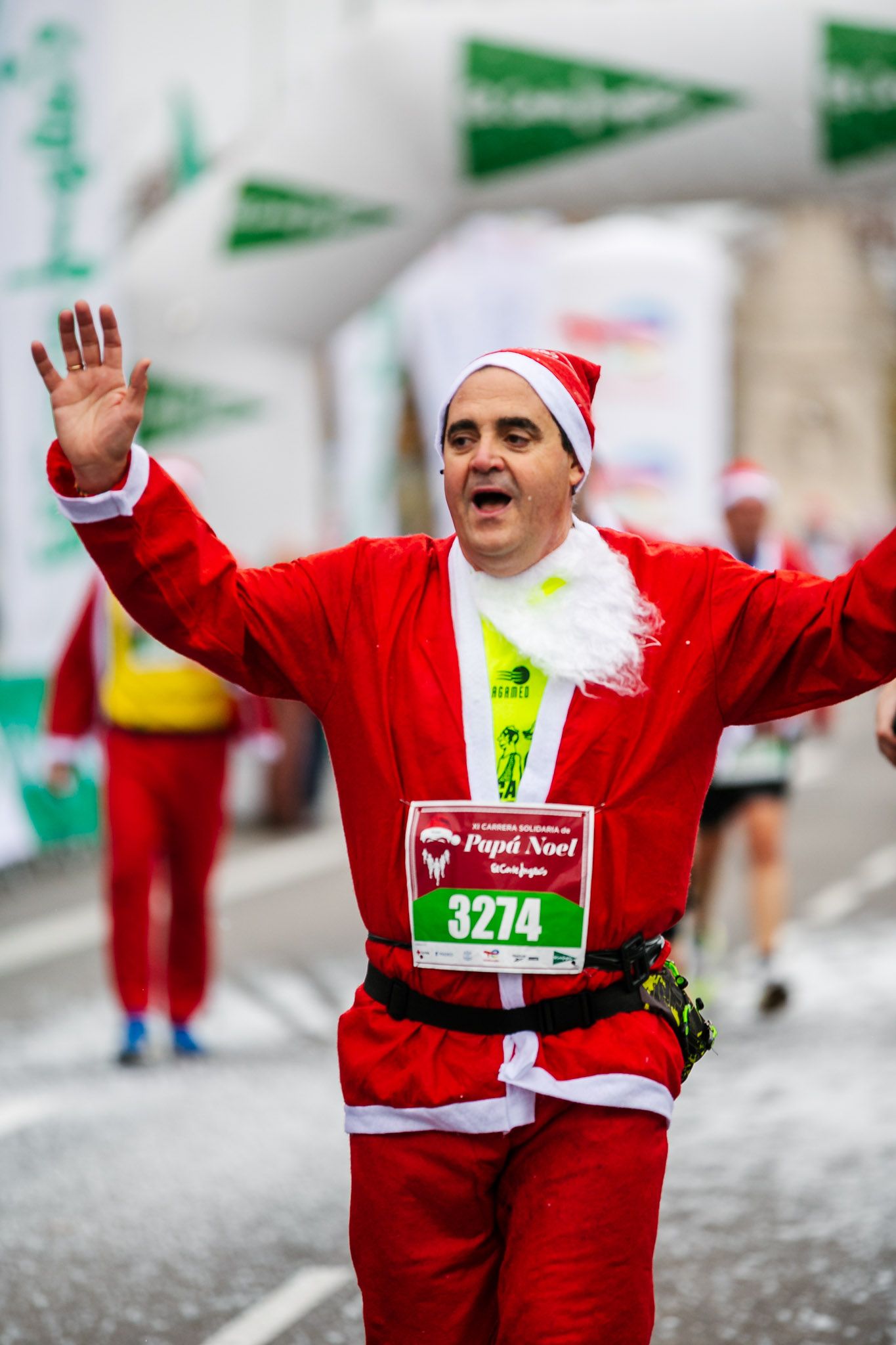 Las mejores fotos de meta de la Carrera de Papá Noel El Corte Inglés 2022