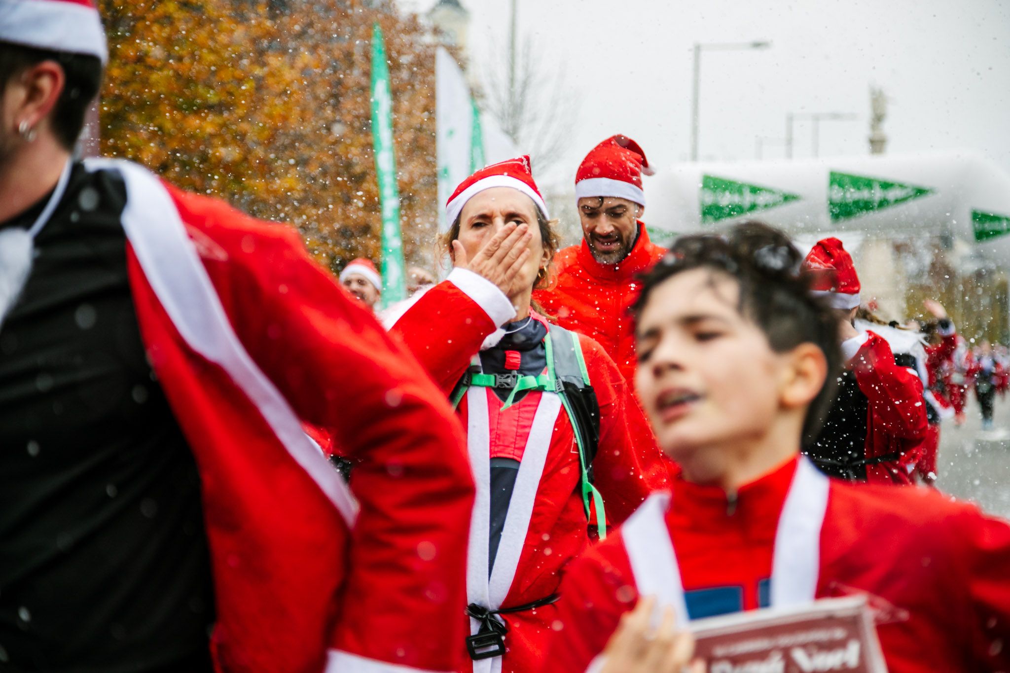 Las mejores fotos de meta de la Carrera de Papá Noel El Corte Inglés 2022