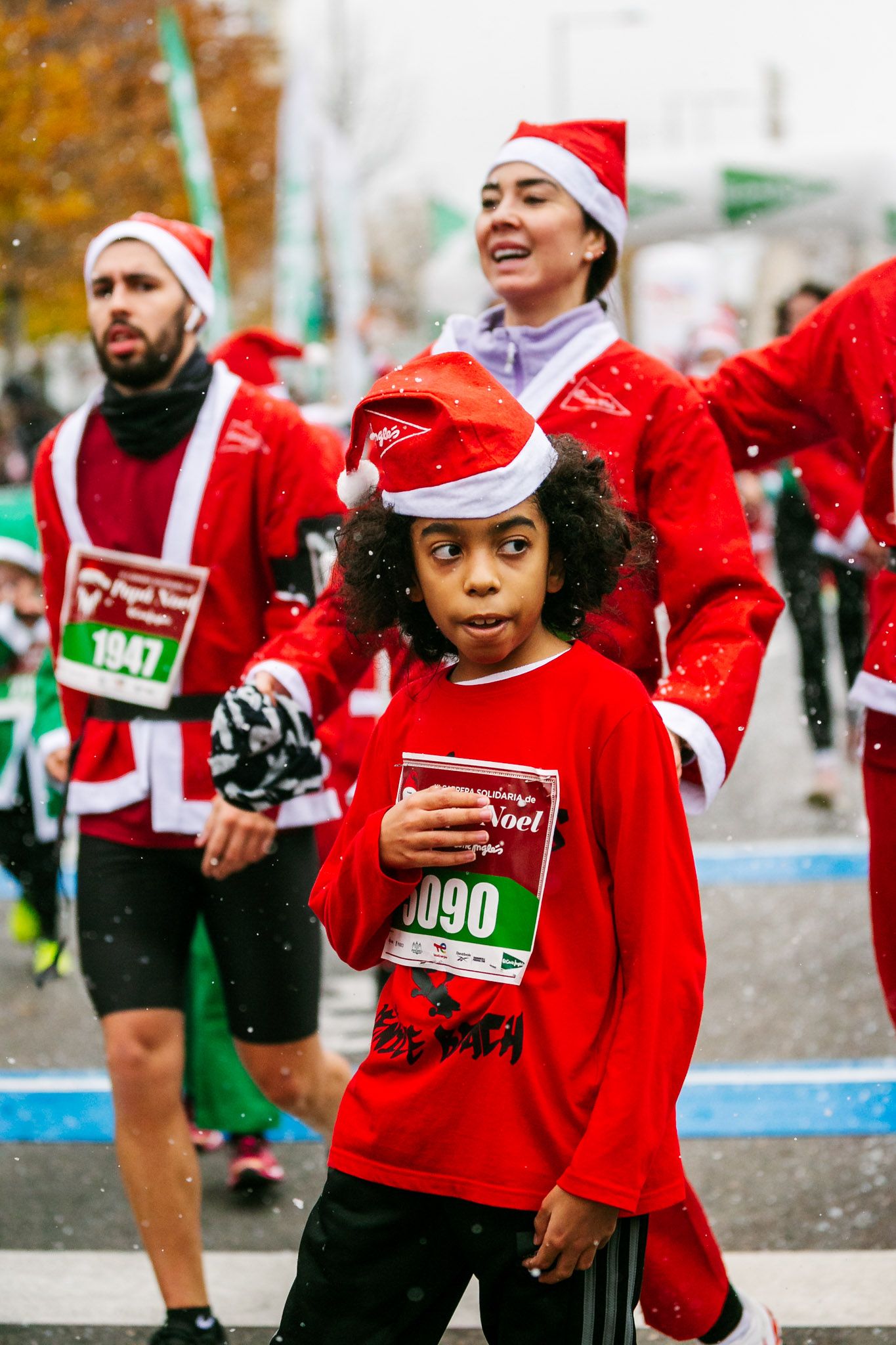 Las mejores fotos de meta de la Carrera de Papá Noel El Corte Inglés 2022