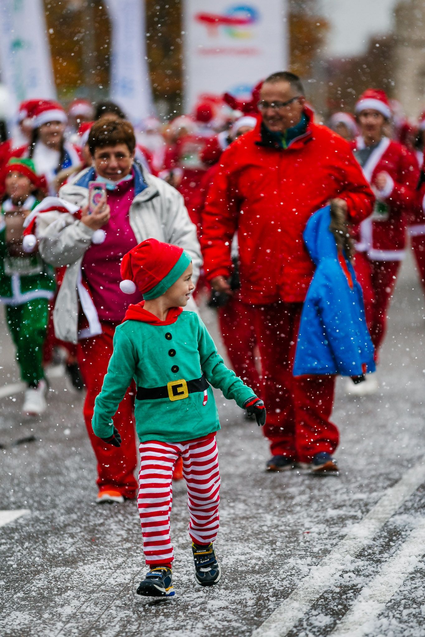 Las mejores fotos de meta de la Carrera de Papá Noel El Corte Inglés 2022