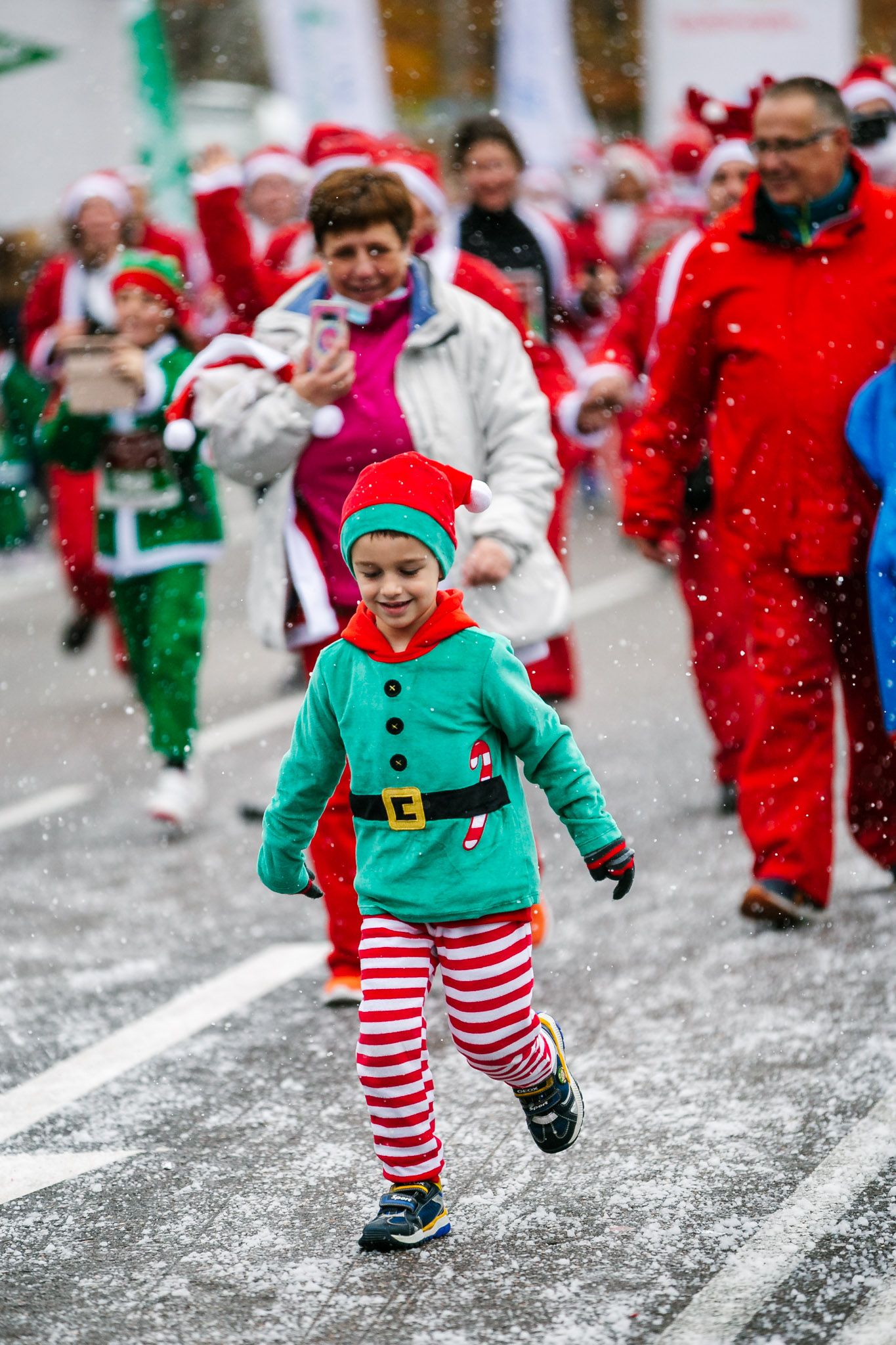Las mejores fotos de meta de la Carrera de Papá Noel El Corte Inglés 2022