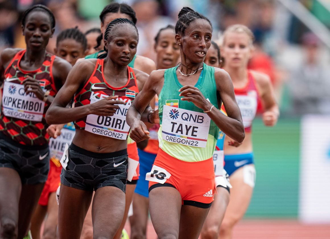 Ejgayehu Taye en el Mundial de Oregón 2022