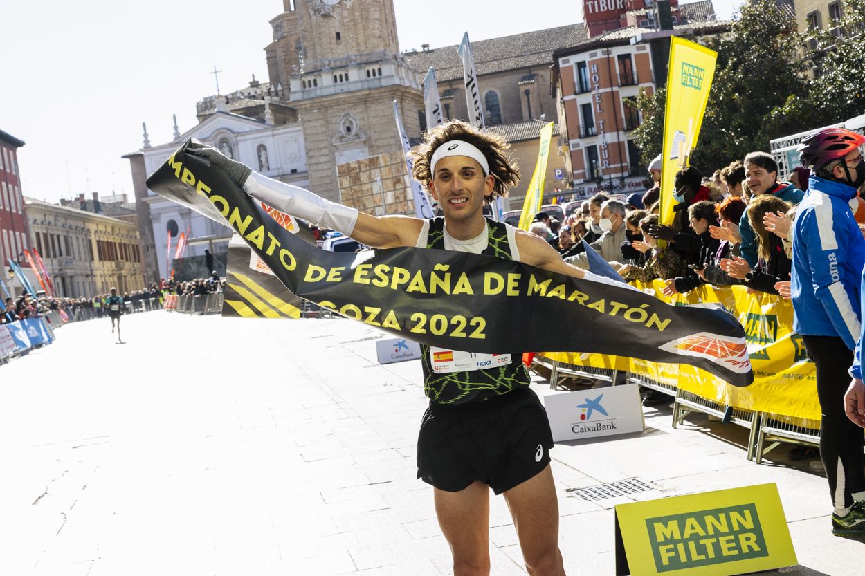 Jorge Blanco se proclamó campeón de España de maratón en 2022.