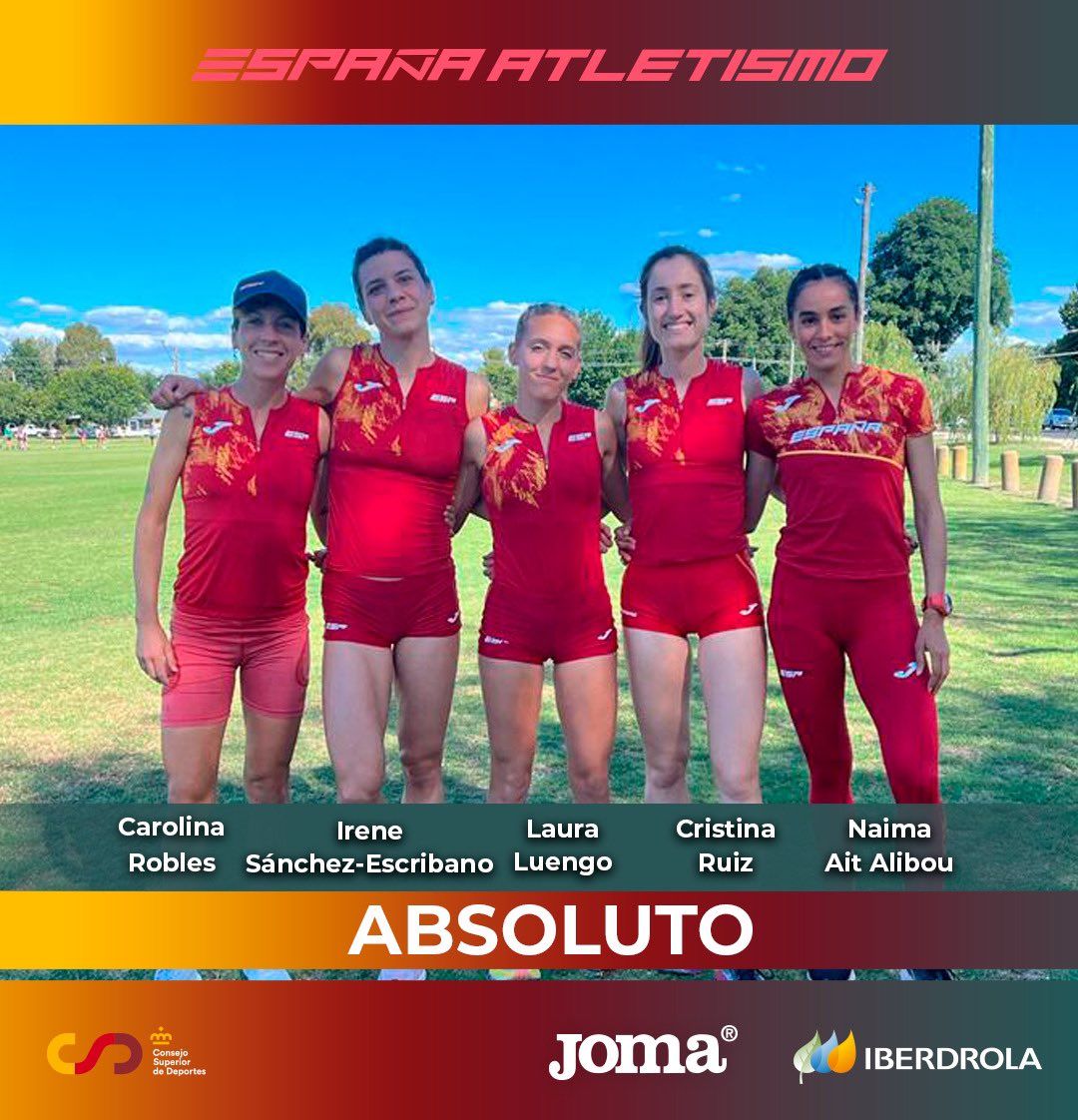 Una imagen del equipo femenino español. RFEA.