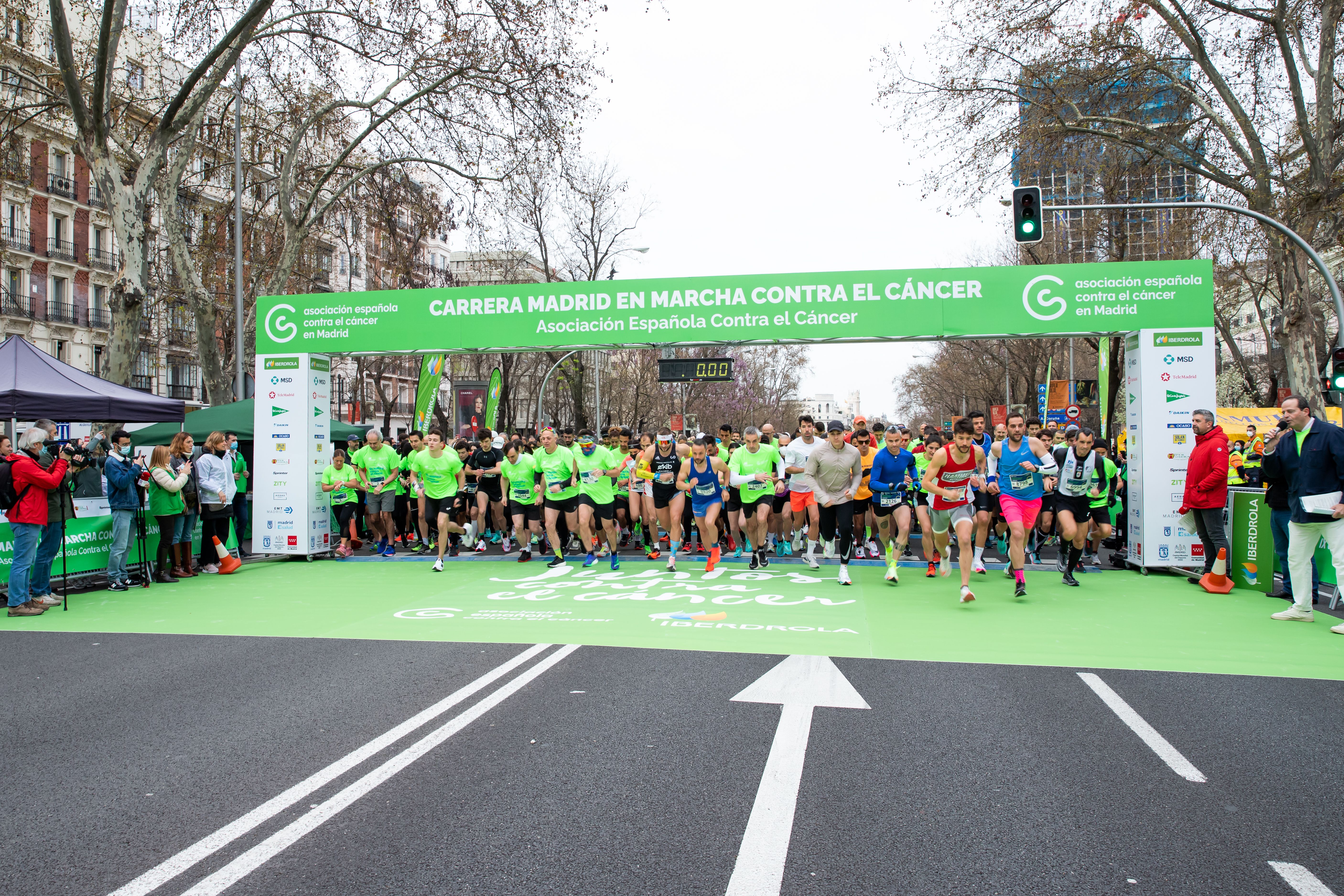 Una imagen de la salida de la última edición de Madrid en Marcha contra el Cáncer.