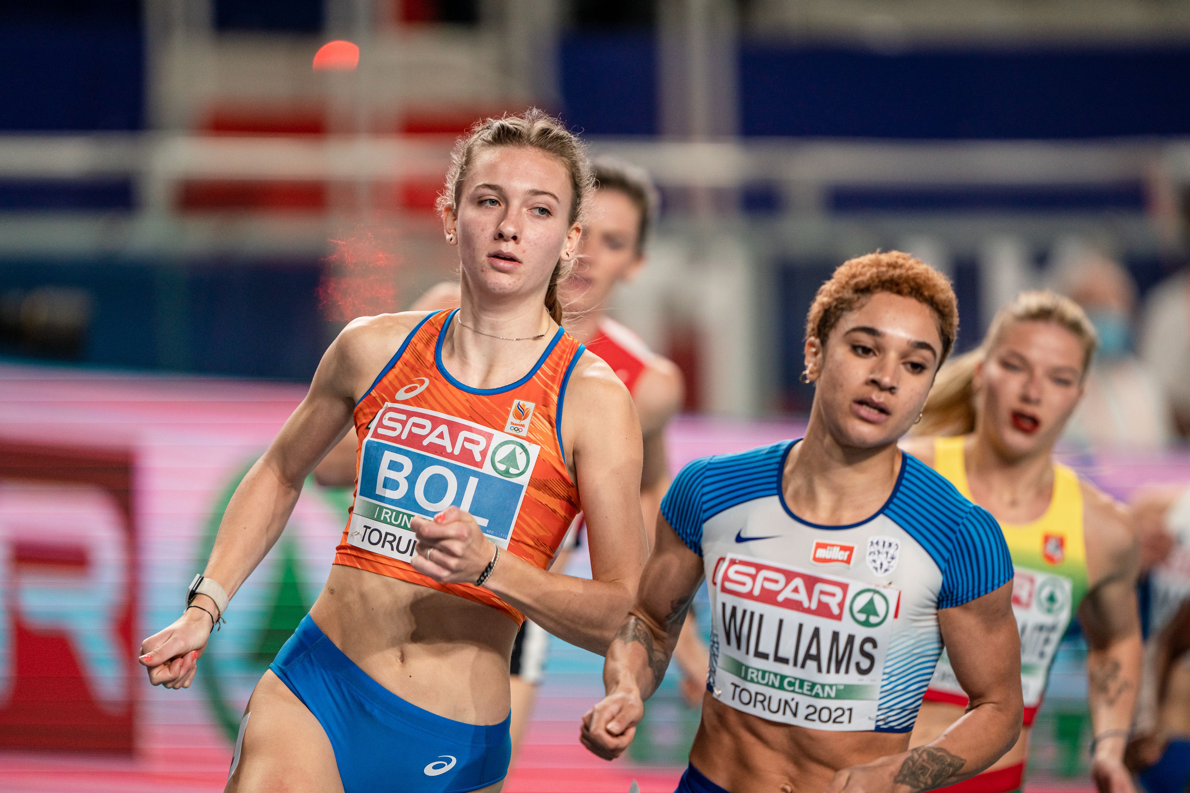 Femke Bol, que este año ha batido el récord del mundo de los 400 metros, será una de las estrellas en Estambul. SPORTMEDIA.