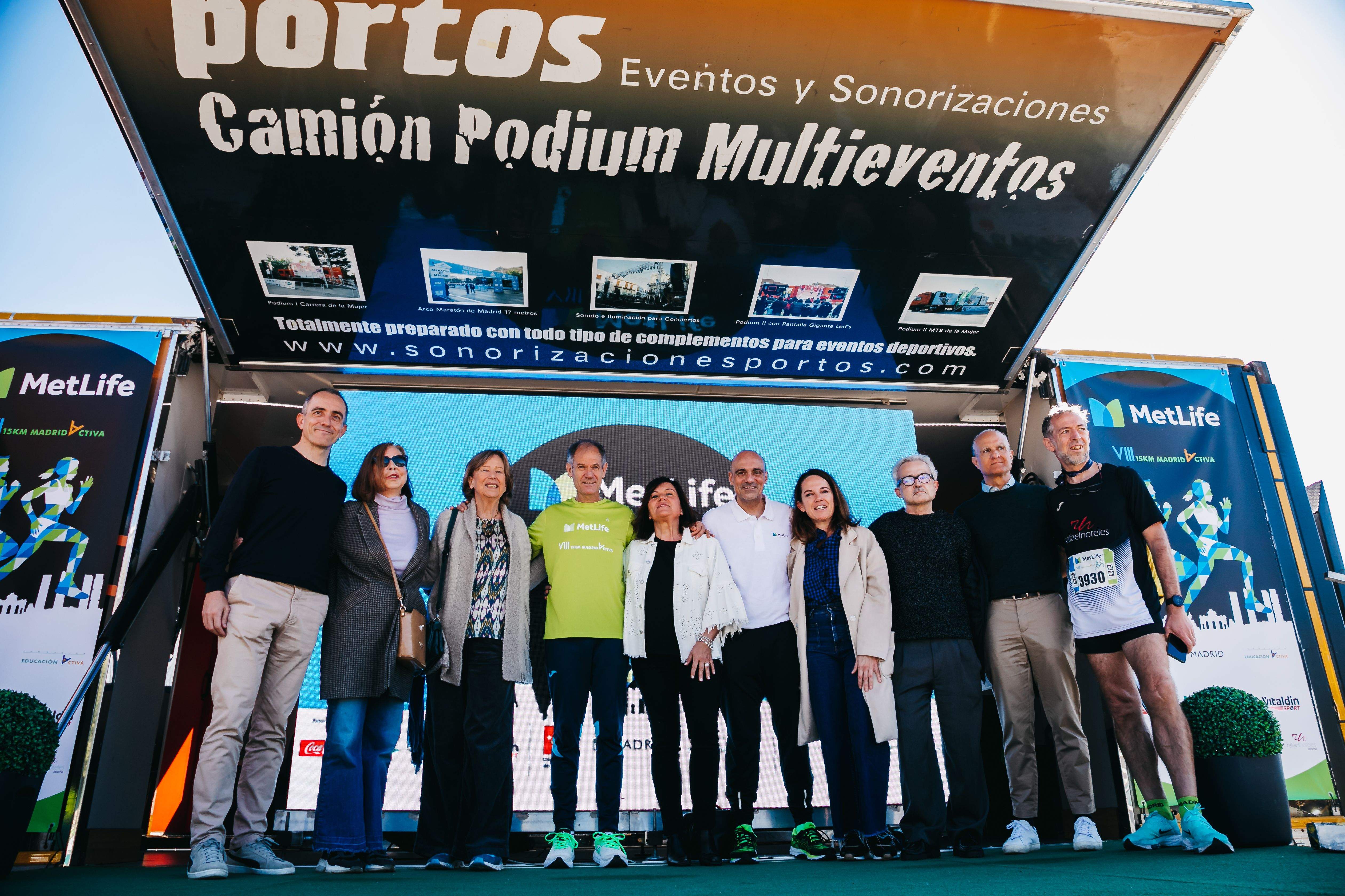 Todas las fotos de la premiación del Metlife 15K Madrid Activa 2023 31