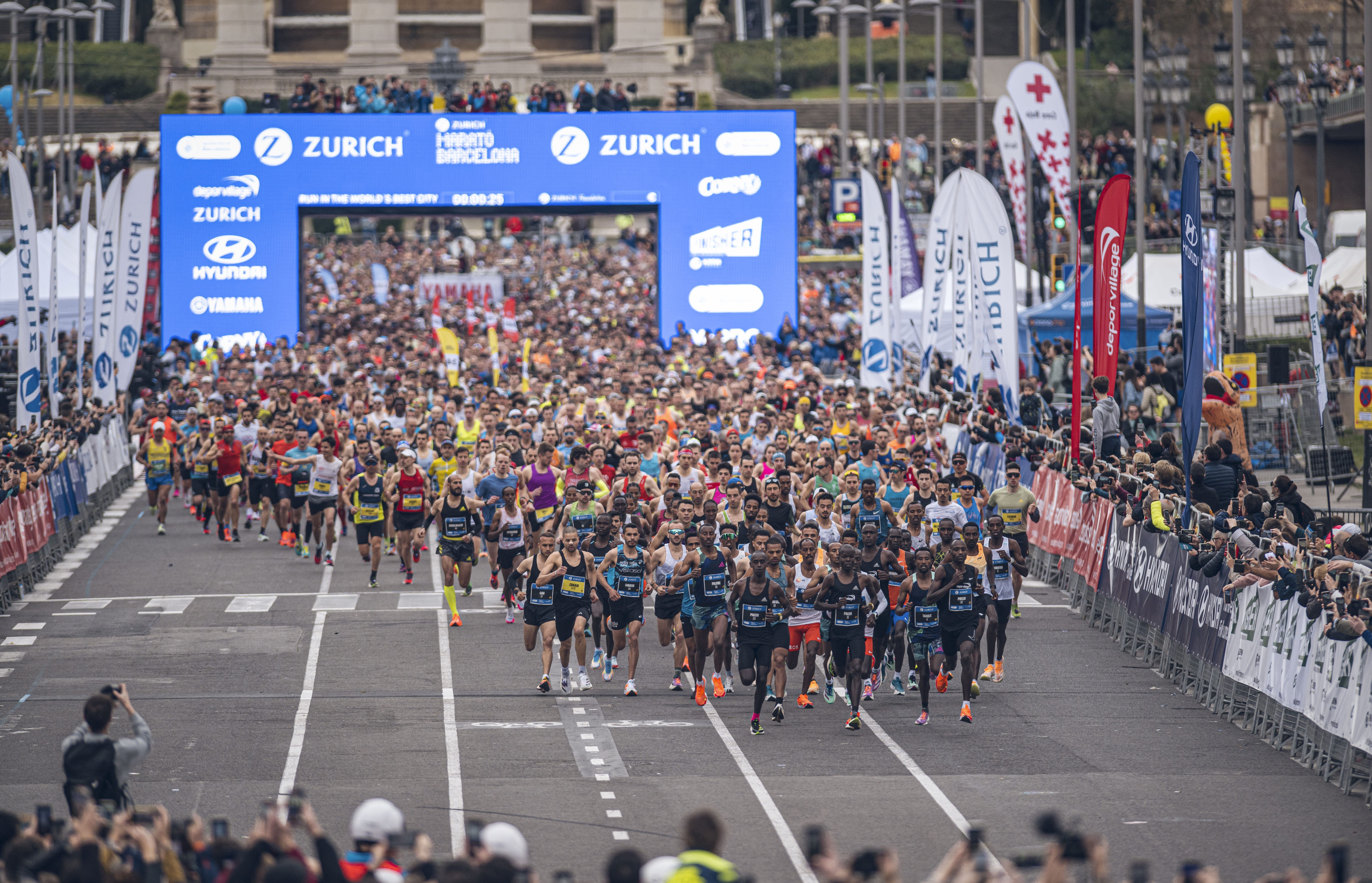 Una imagen del Zurich Marató de Barcelona 2023. ZMB.